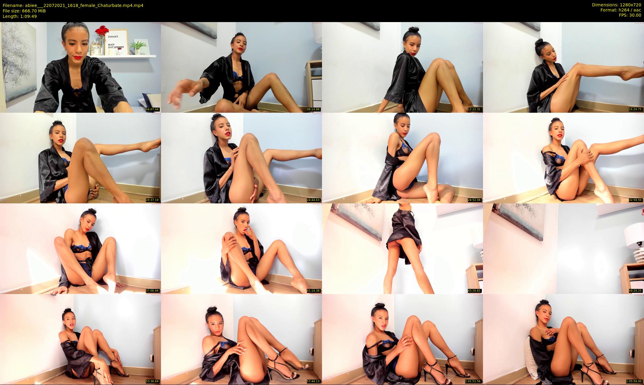 abiee__ — 70 minute Chaturbate female cam show recording, 720p, Jul 22, 2021