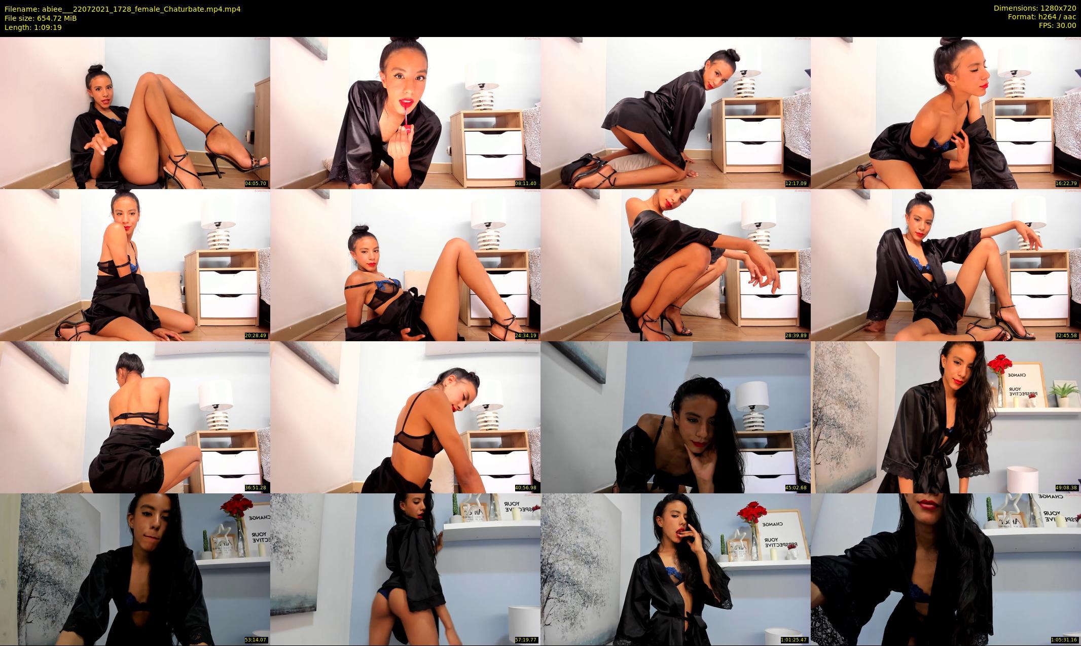 abiee__ — 70 minute Chaturbate female cam show recording, 720p, Jul 22, 2021