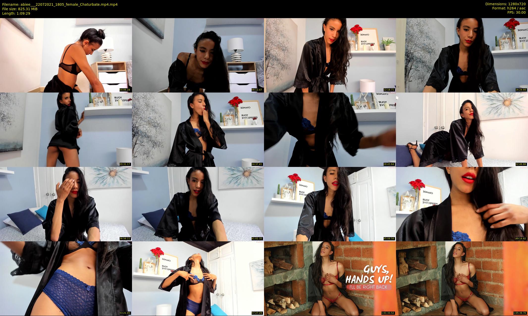 abiee__ — 70 minute Chaturbate female cam show recording, 720p, Jul 22, 2021