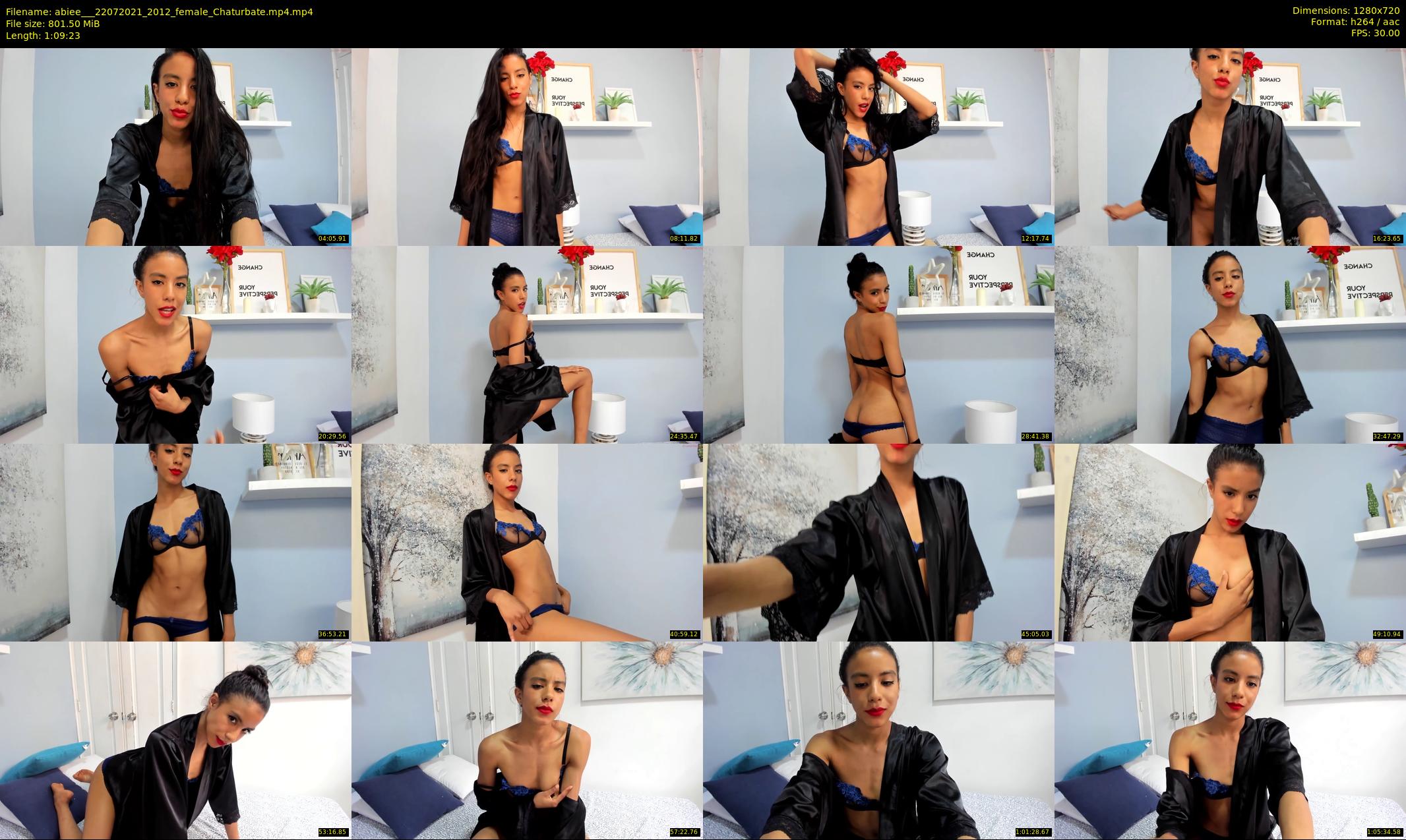 abiee__ — 70 minute Chaturbate female cam show recording, 720p, Jul 22, 2021