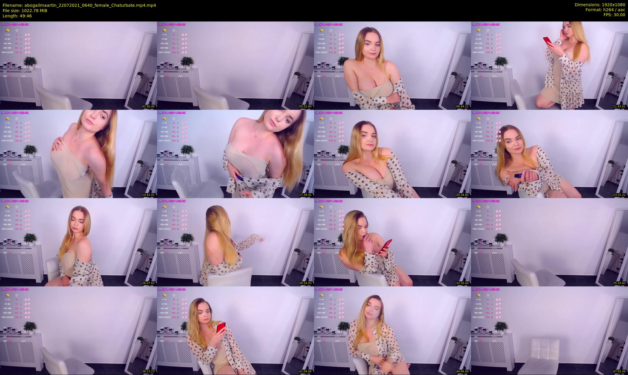 abogailmaartin — 50 minute Chaturbate female cam show recording, 1080p, Jul 22, 2021