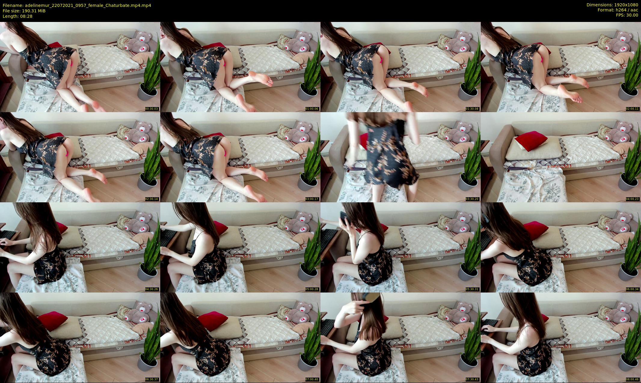 adelinemur — 9 minute Chaturbate female cam show recording, 1080p, Jul 22, 2021