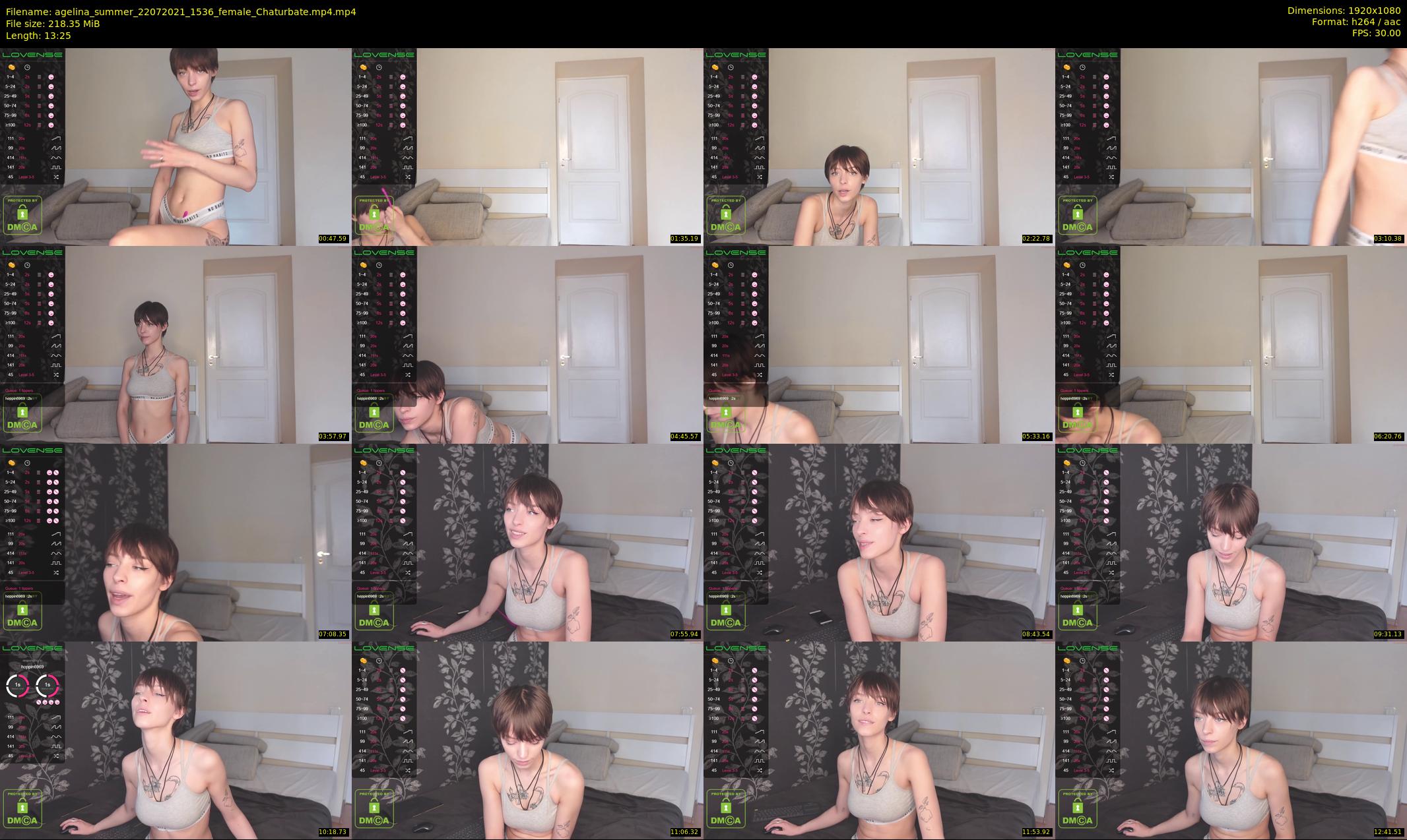 agelina_summer — 14 minute Chaturbate female cam show recording, 1080p, Jul 22, 2021