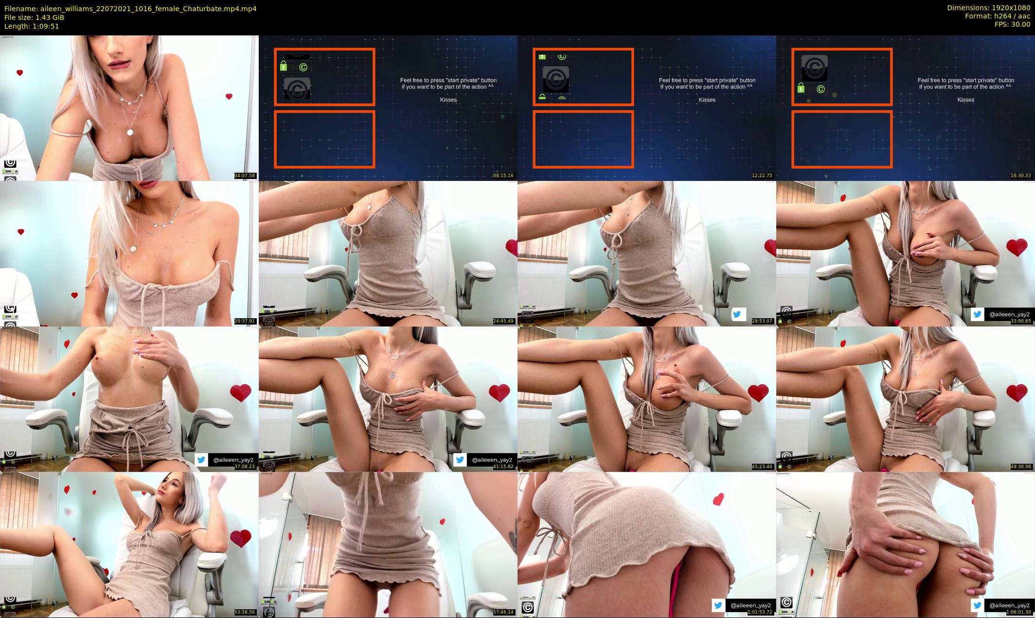 aileen_williams — 70 minute Chaturbate female cam show recording, 1080p, Jul 22, 2021