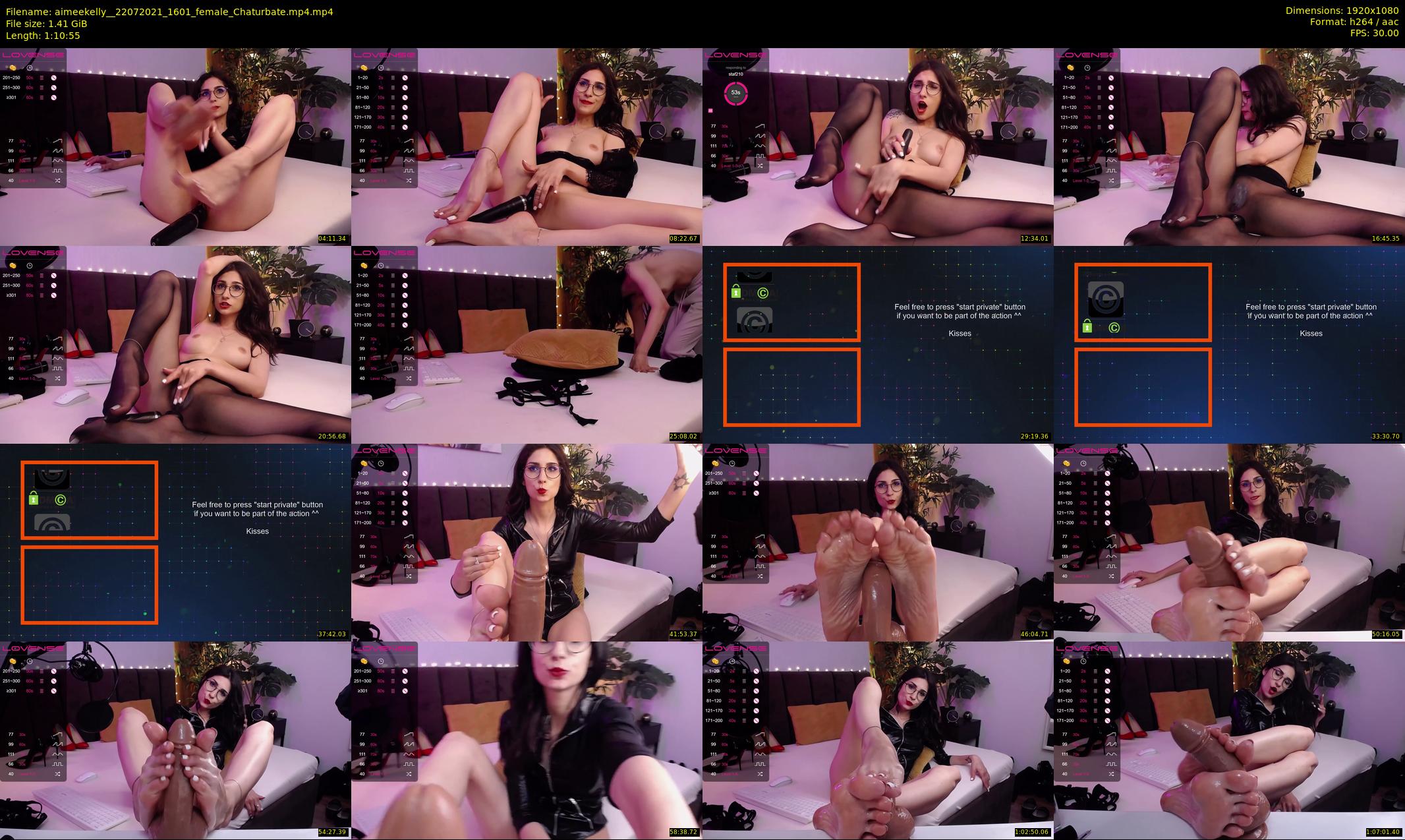 aimeekelly_ — 71 minute Chaturbate female cam show recording, 1080p, Jul 22, 2021