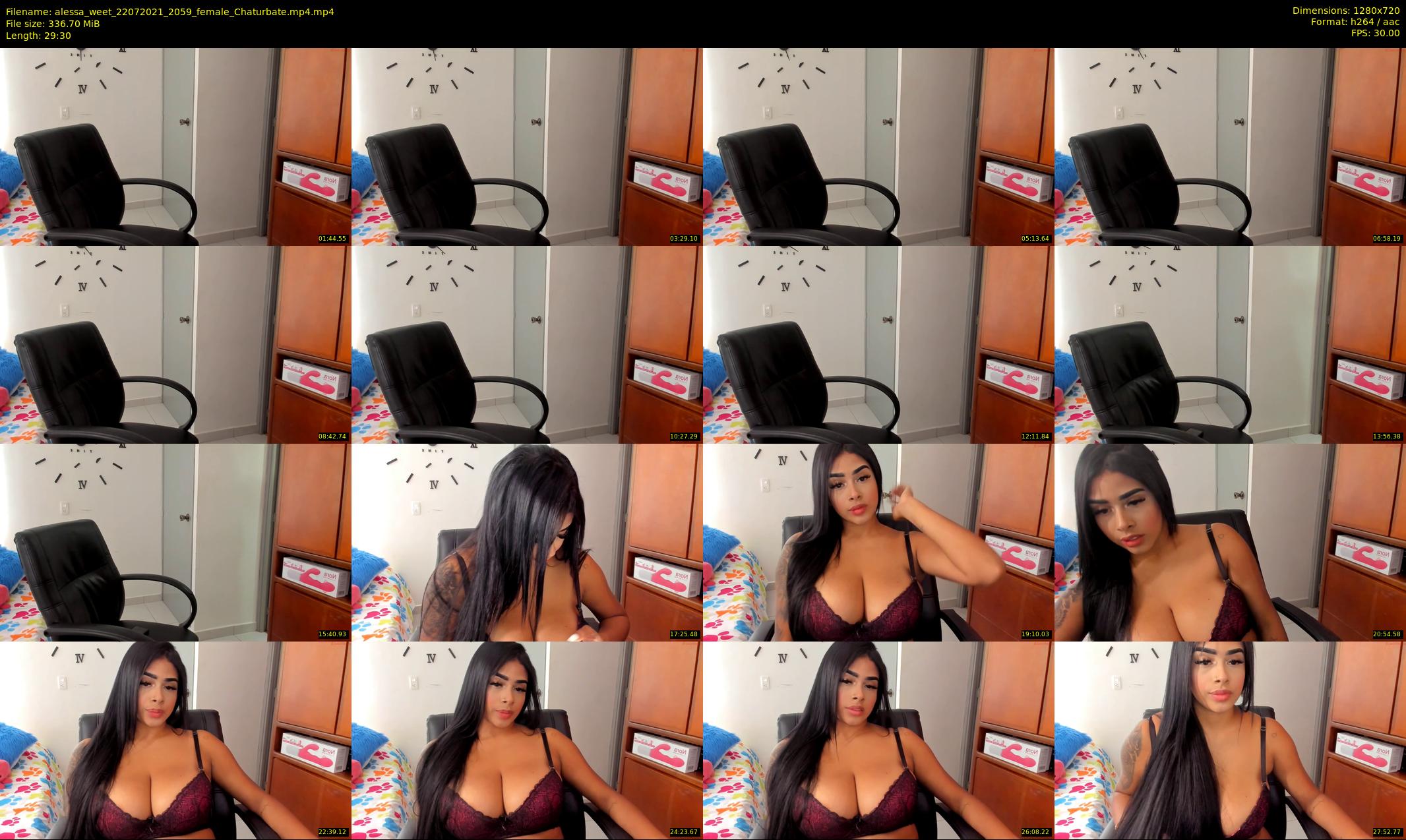 alessa_weet — 30 minute Chaturbate female cam show recording, 720p, Jul 22, 2021