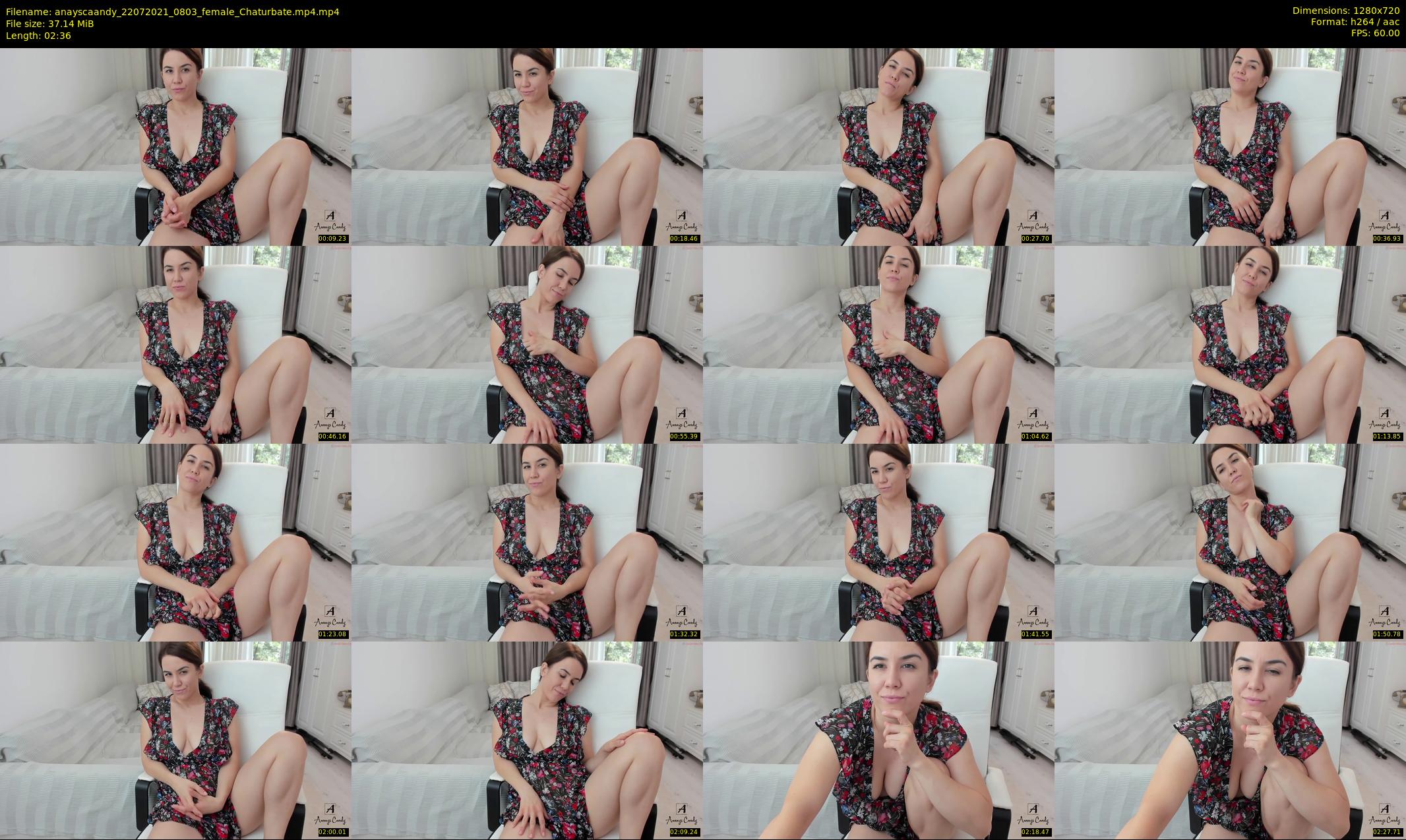 anayscaandy — 3 minute Chaturbate female cam show recording, 720p, Jul 22, 2021