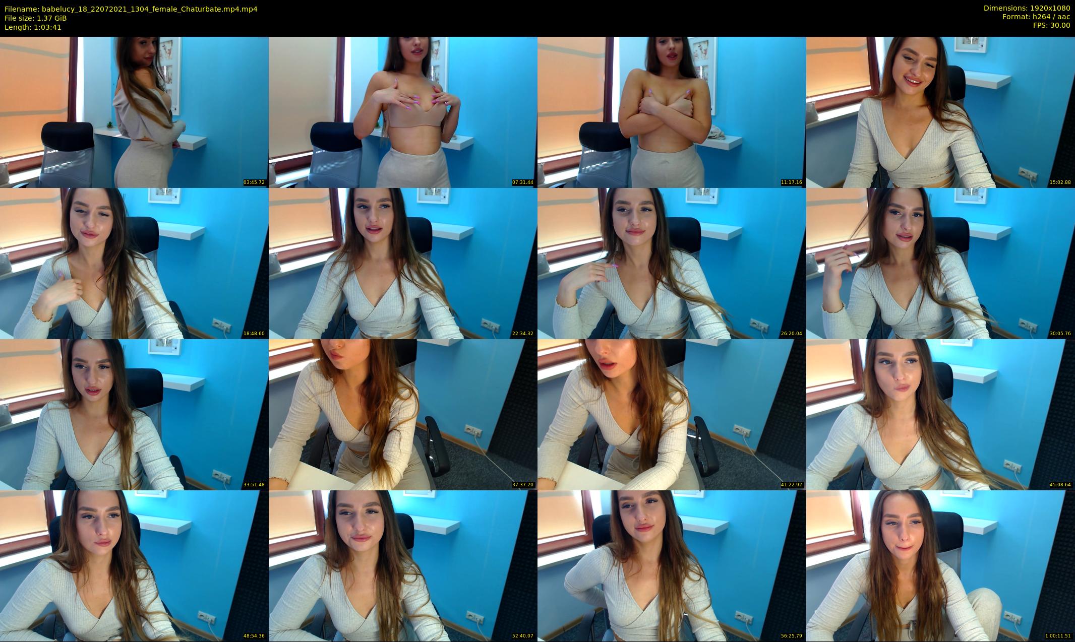 babelucy_18 — 64 minute Chaturbate female cam show recording, 1080p, Jul 22, 2021