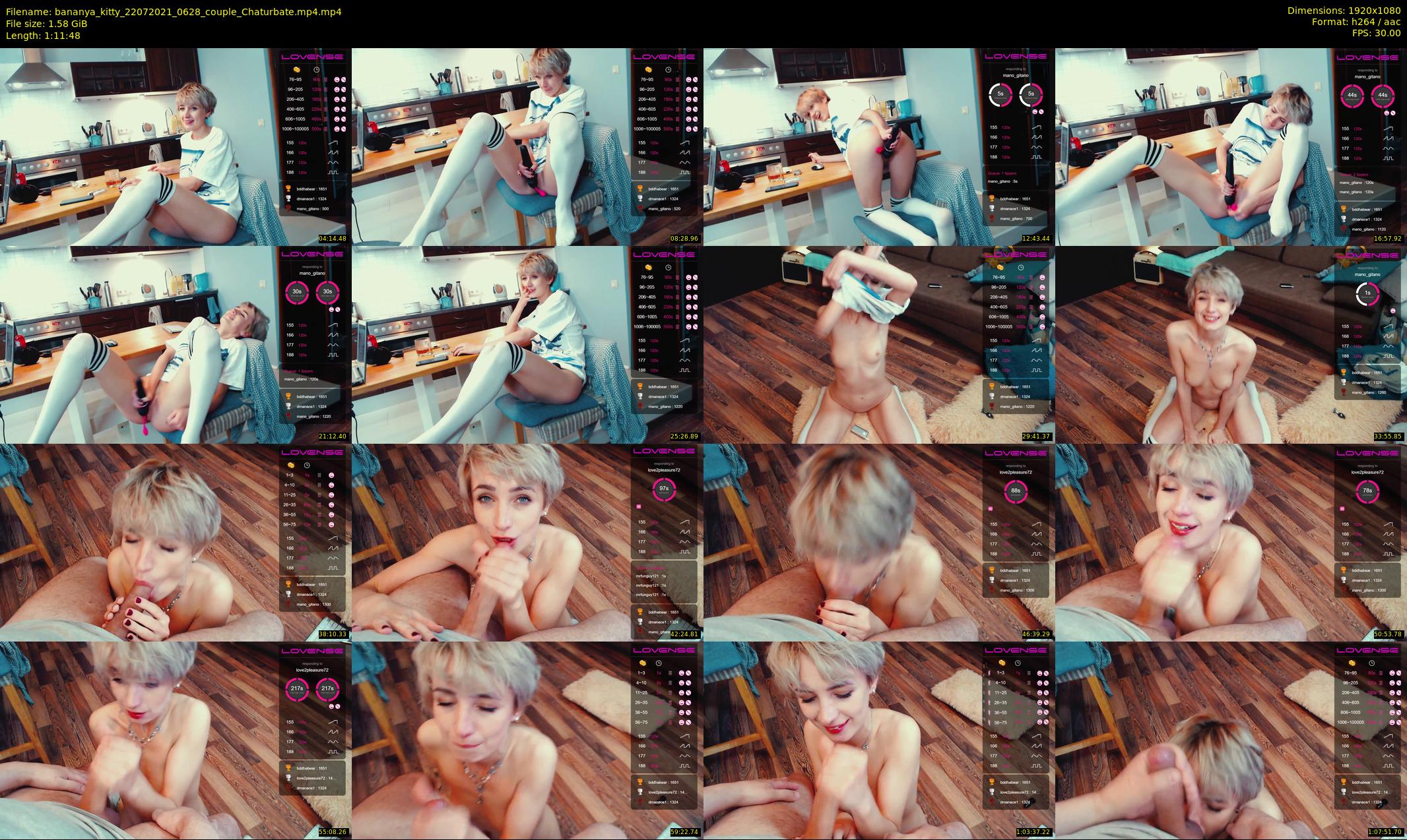 bananya_kitty — 72 minute Chaturbate couple cam show recording, 1080p, Jul 22, 2021