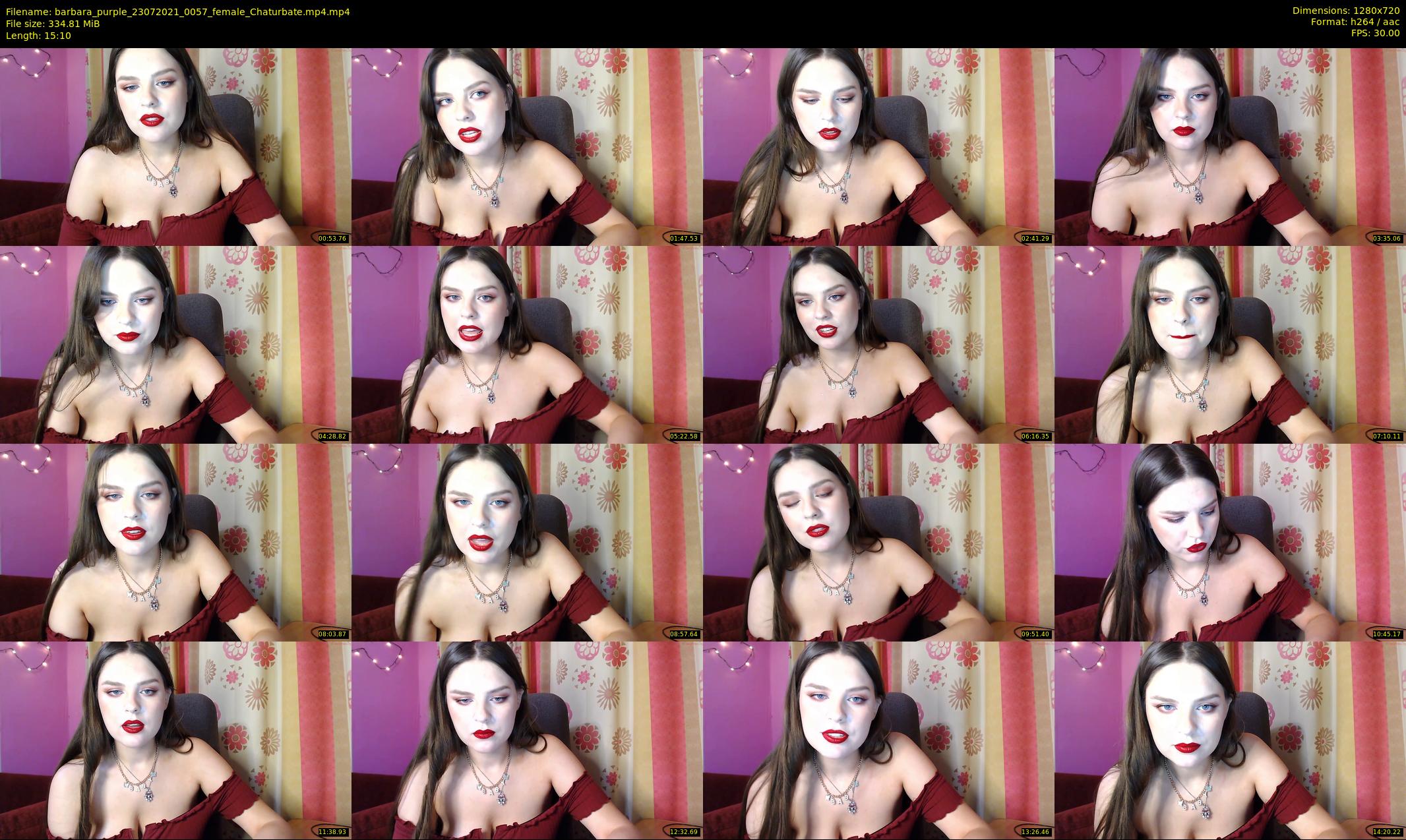 barbara_purple — 16 minute Chaturbate female cam show recording, 720p, Jul 23, 2021