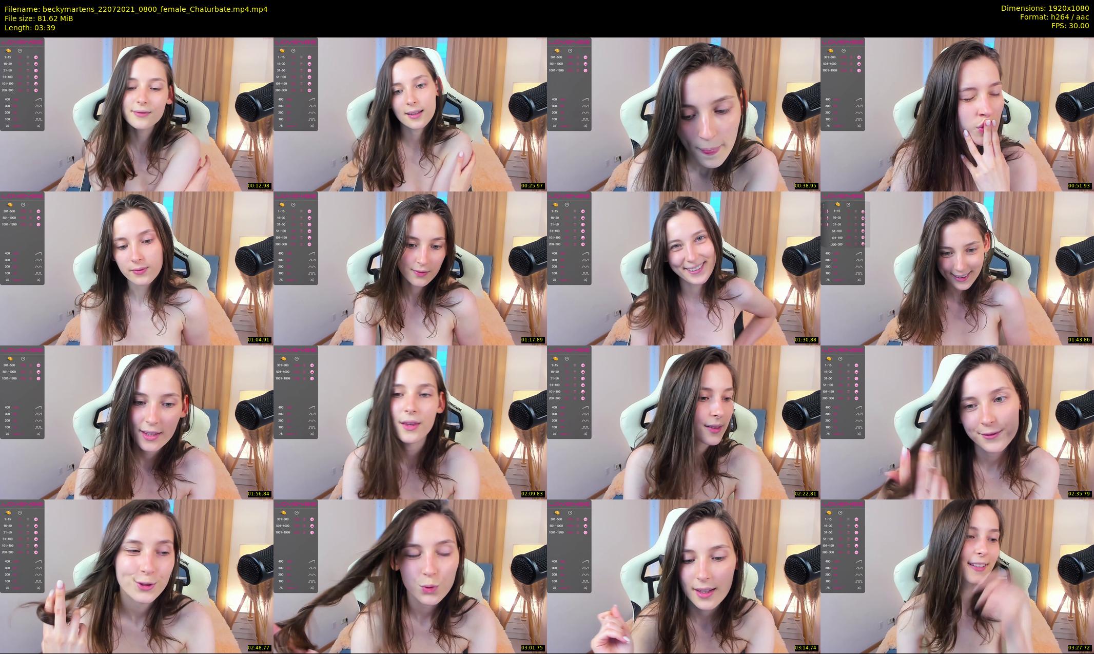 beckymartens — 4 minute Chaturbate female cam show recording, 1080p, Jul 22, 2021