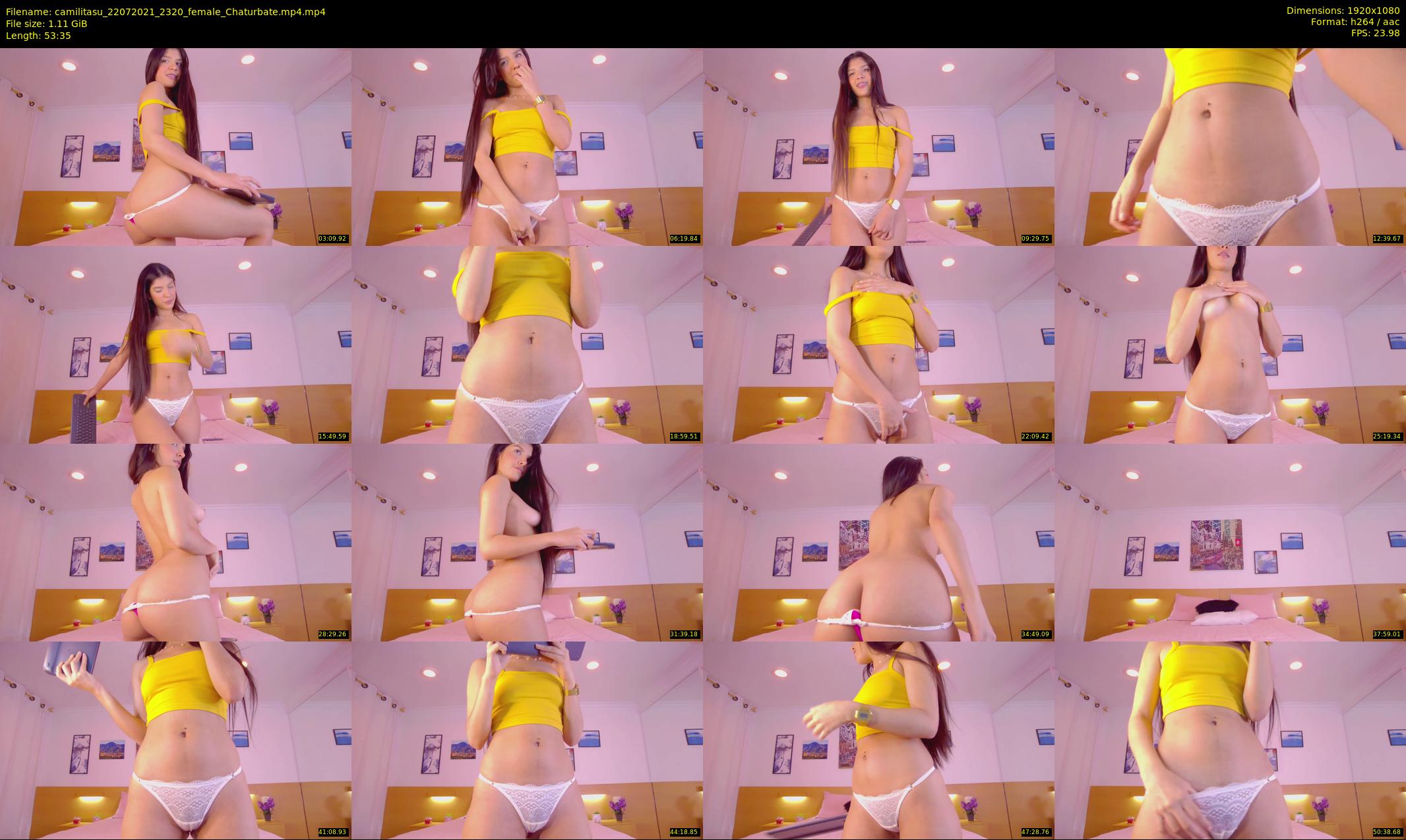 camilitasu — 54 minute Chaturbate female cam show recording, 1080p, Jul 22, 2021
