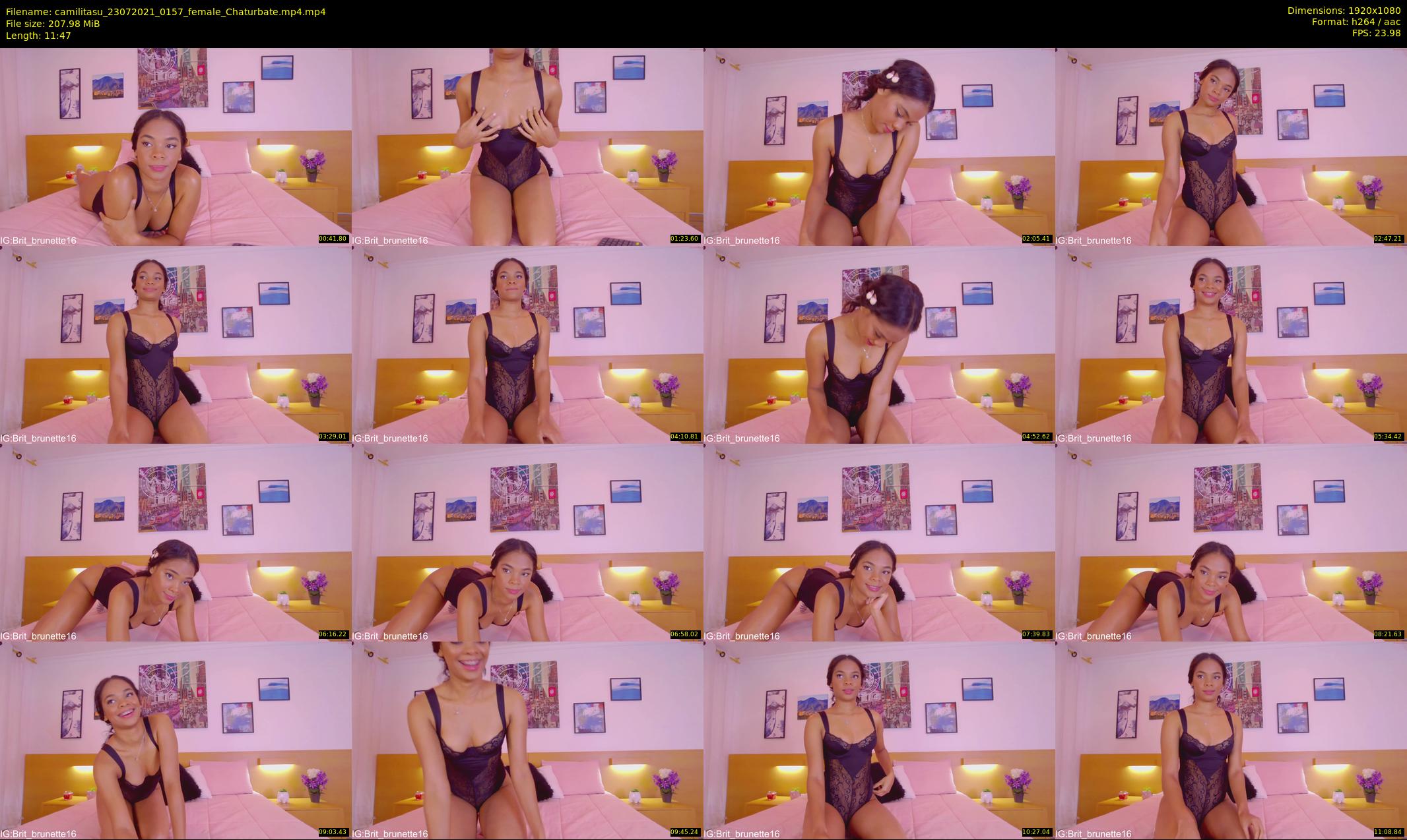 camilitasu — 12 minute Chaturbate female cam show recording, 1080p, Jul 23, 2021