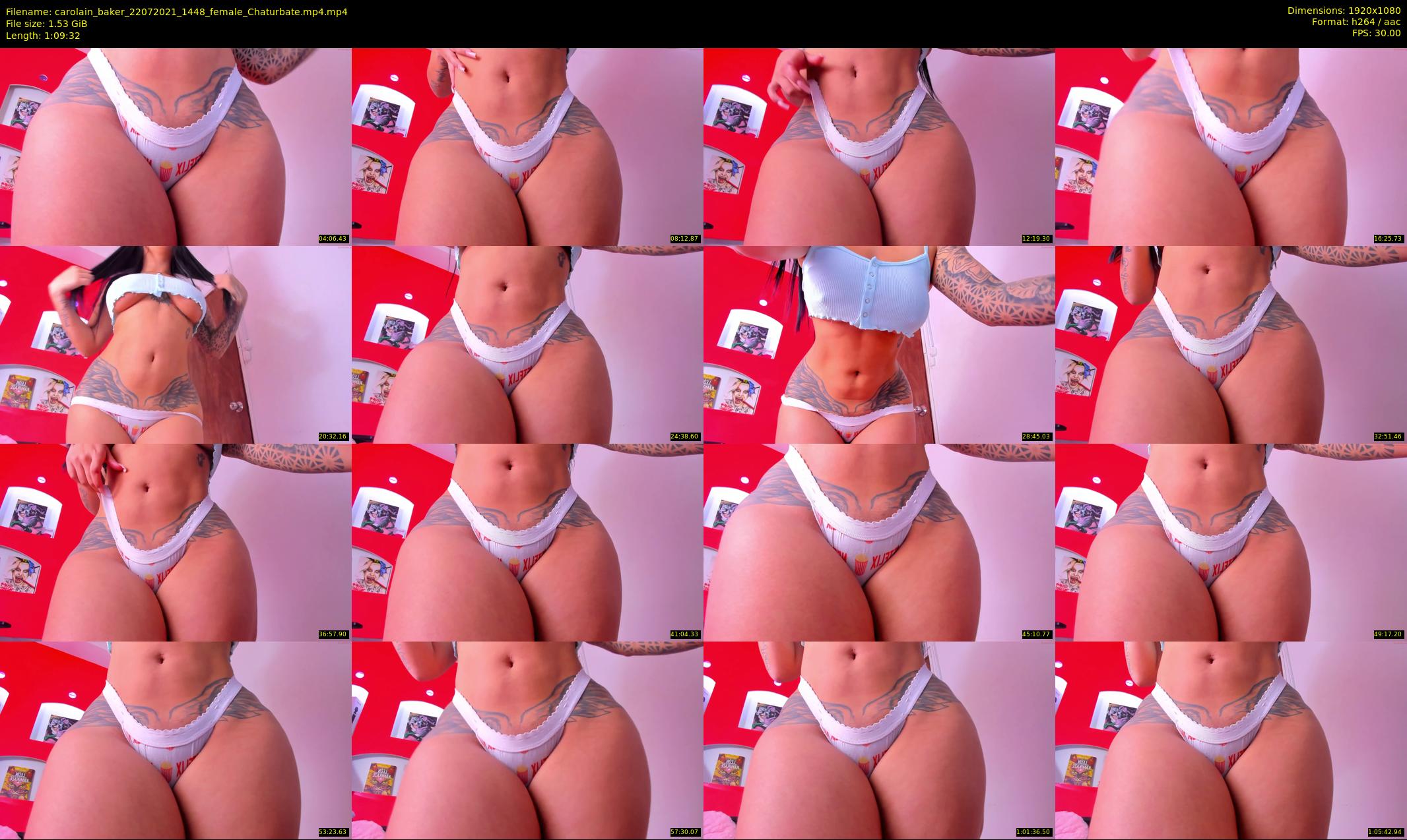 carolain_baker — 70 minute Chaturbate female cam show recording, 1080p, Jul 22, 2021