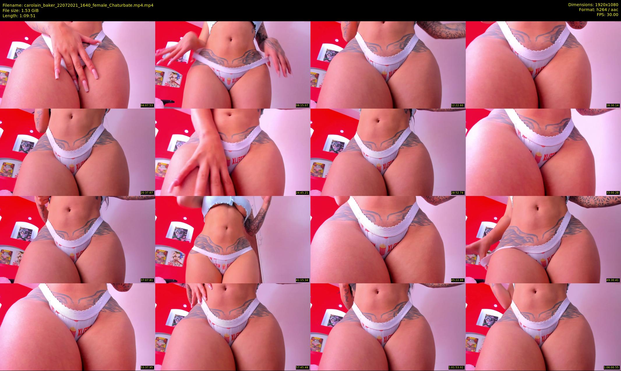 carolain_baker — 70 minute Chaturbate female cam show recording, 1080p, Jul 22, 2021