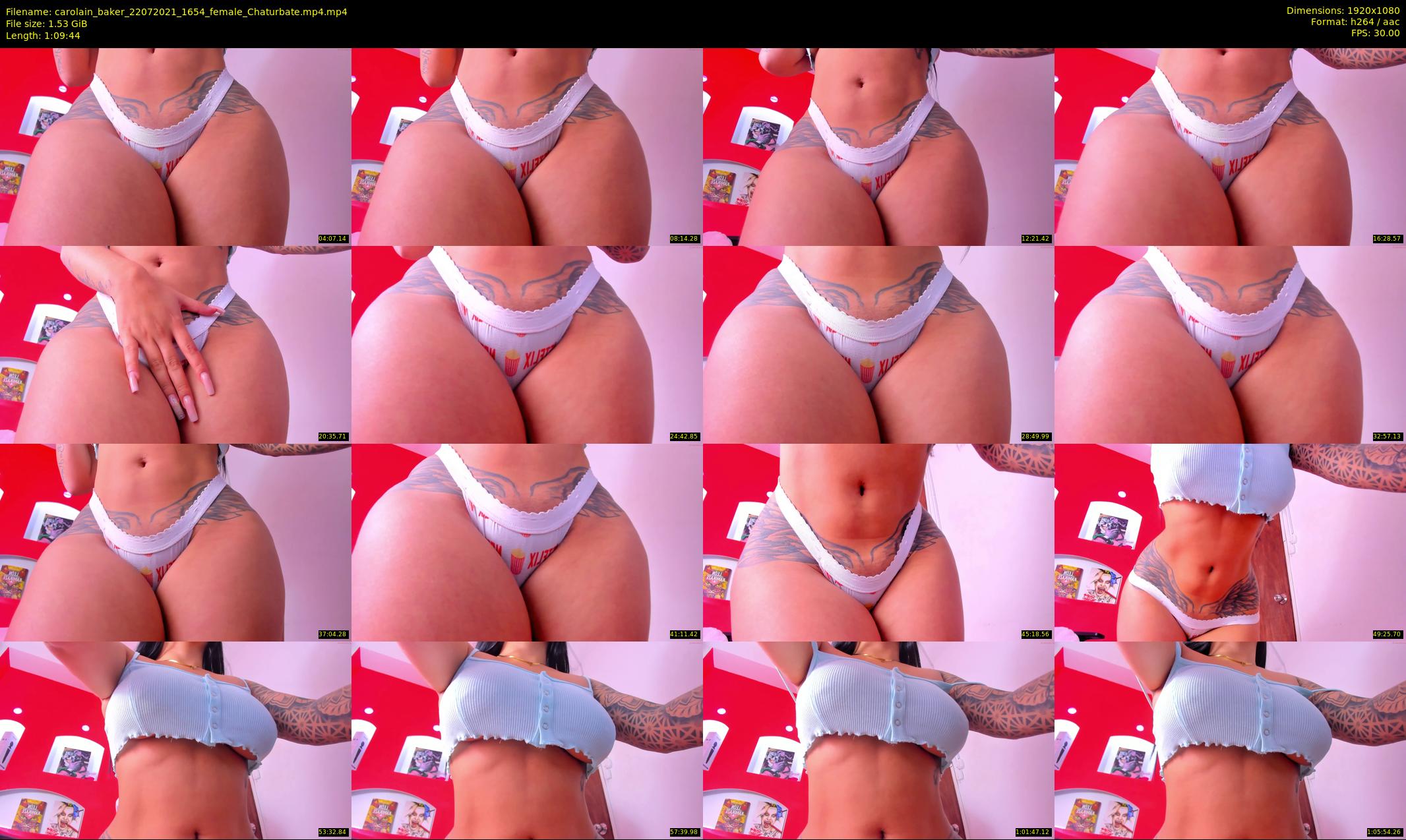 carolain_baker — 70 minute Chaturbate female cam show recording, 1080p, Jul 22, 2021