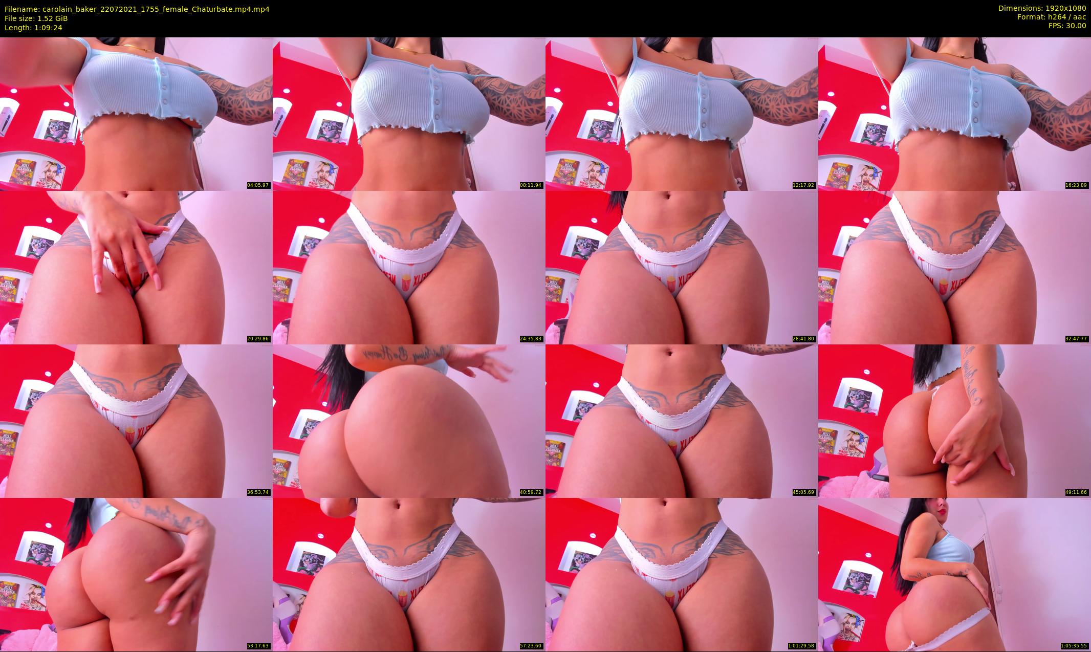 carolain_baker — 70 minute Chaturbate female cam show recording, 1080p, Jul 22, 2021