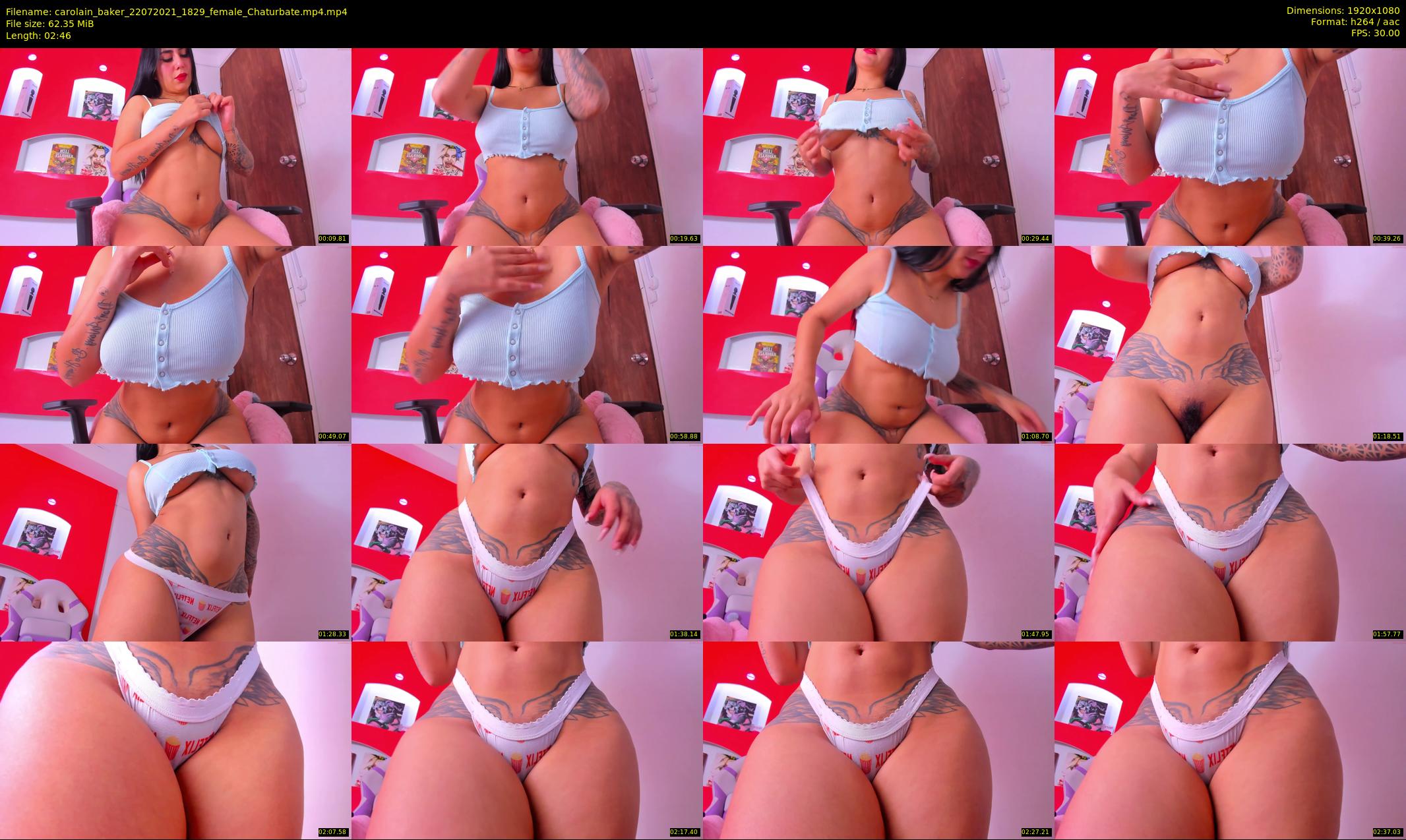 carolain_baker — 3 minute Chaturbate female cam show recording, 1080p, Jul 22, 2021
