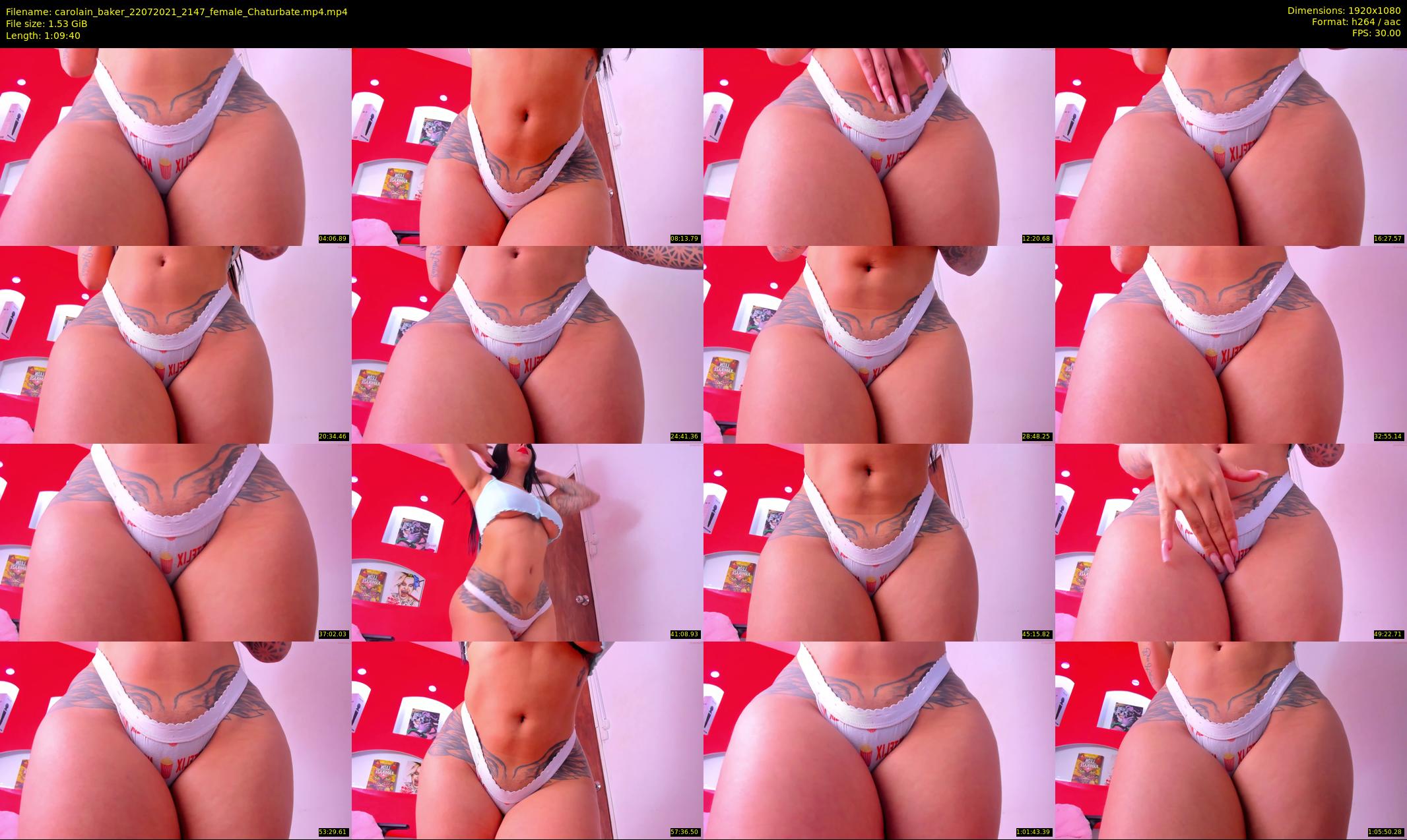 carolain_baker — 70 minute Chaturbate female cam show recording, 1080p, Jul 22, 2021