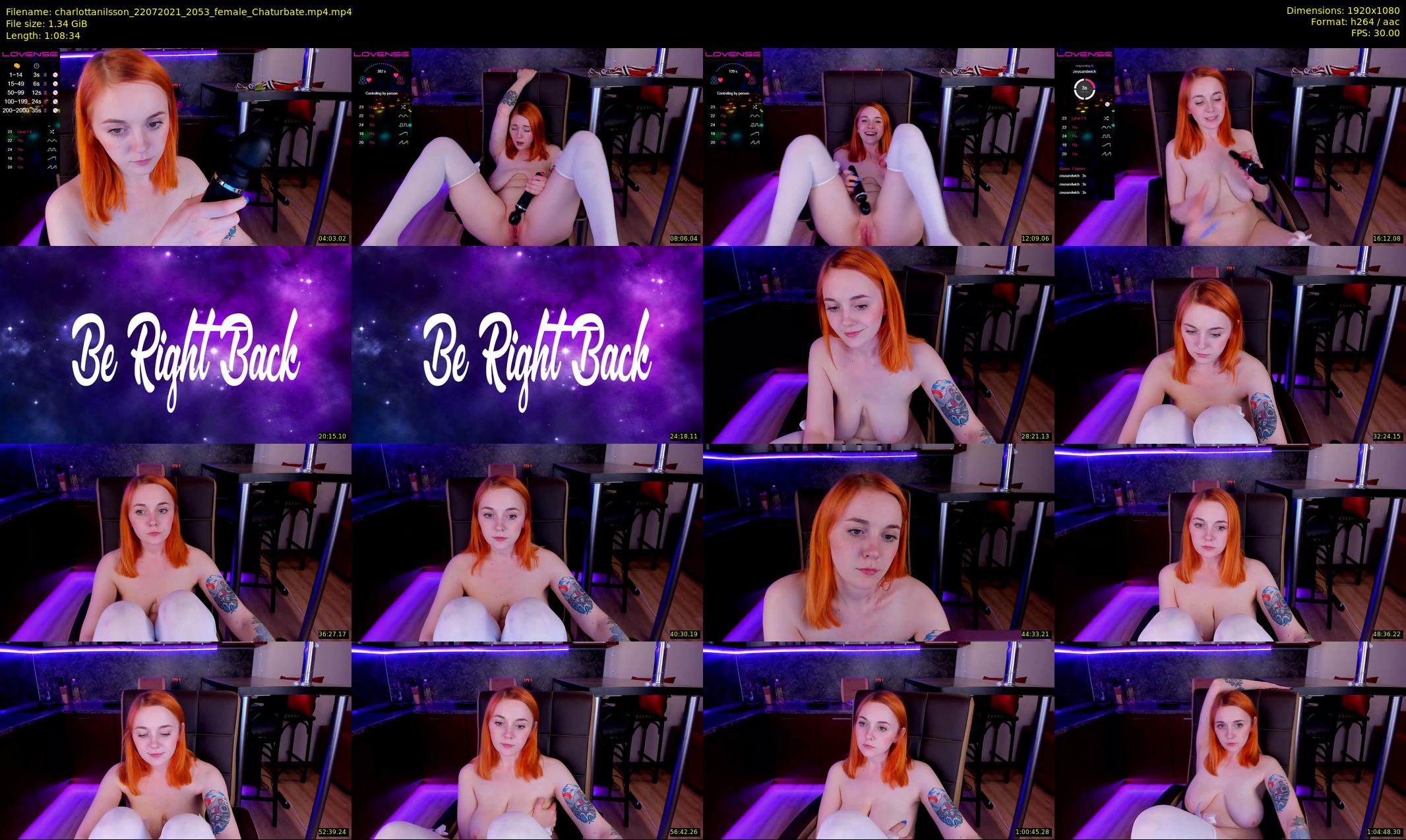 charlottanilsson — 69 minute Chaturbate female cam show recording, 1080p, Jul 22, 2021