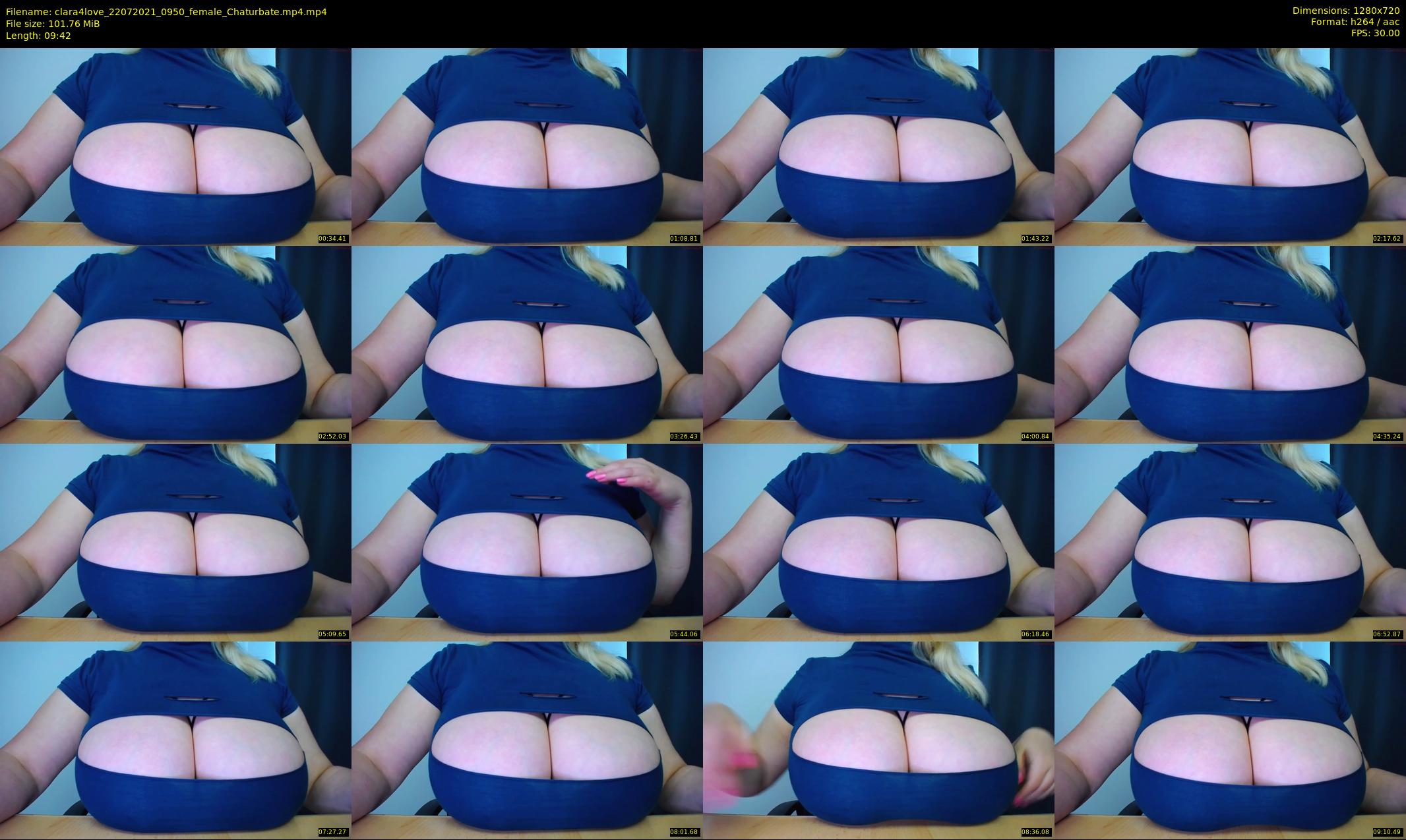 clara4love — 10 minute Chaturbate female cam show recording, 720p, Jul 22, 2021