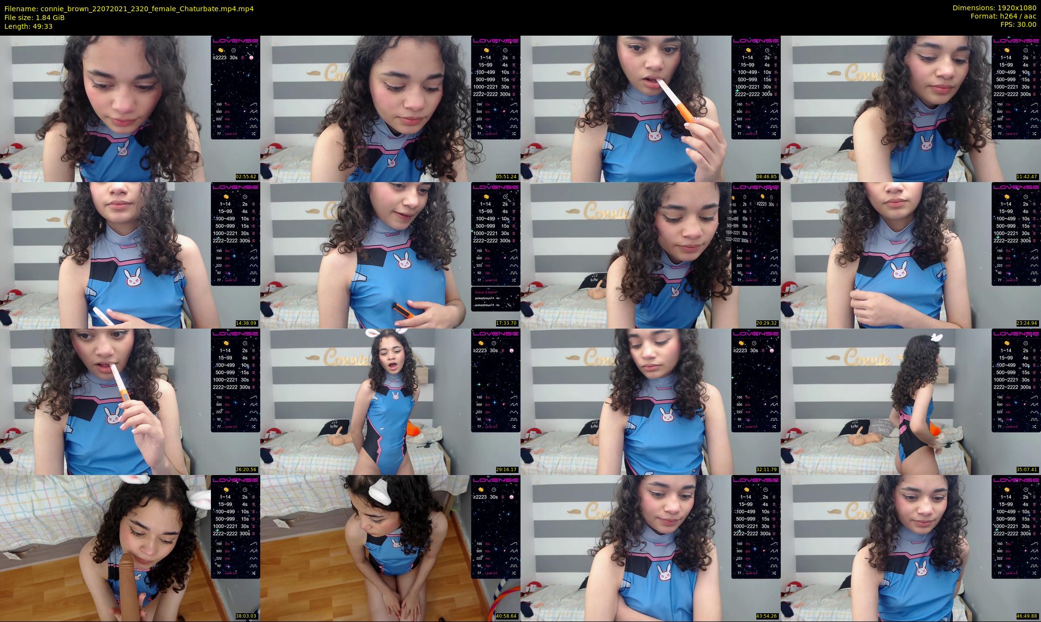 connie_brown — 50 minute Chaturbate female cam show recording, 1080p, Jul 22, 2021