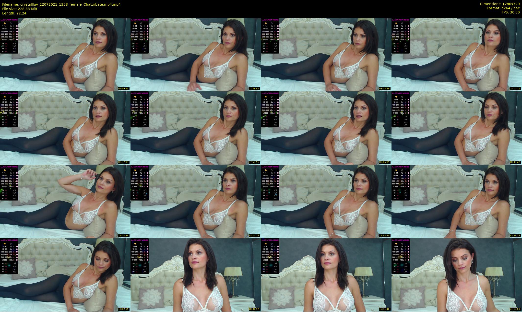 crystallluv — 23 minute Chaturbate female cam show recording, 720p, Jul 22, 2021