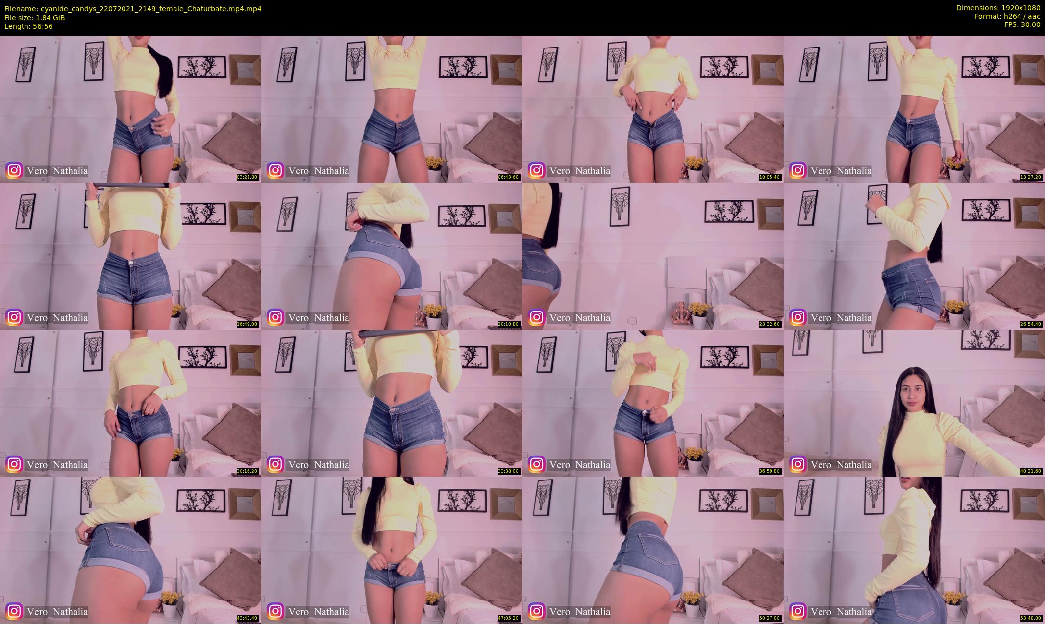 cyanide_candys — 57 minute Chaturbate female cam show recording, 1080p, Jul 22, 2021