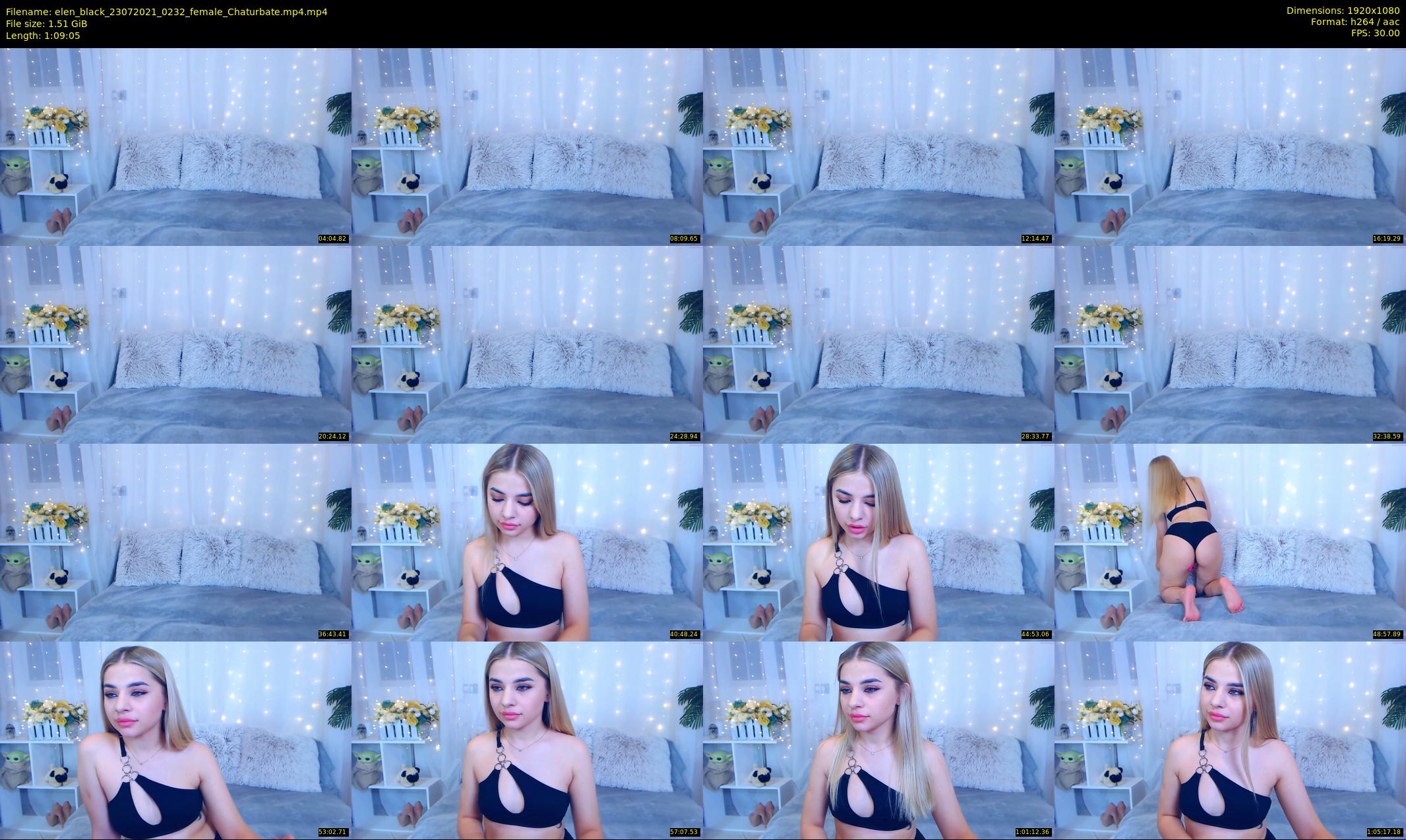 elen_black — 70 minute Chaturbate female cam show recording, 1080p, Jul 23, 2021