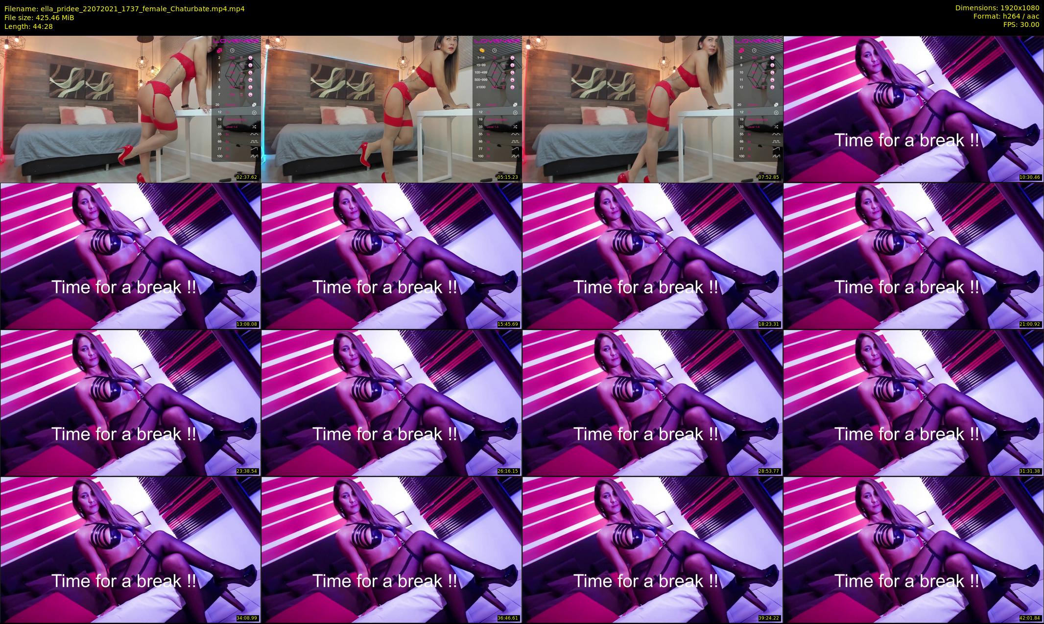 ella_pridee — 45 minute Chaturbate female cam show recording, 1080p, Jul 22, 2021