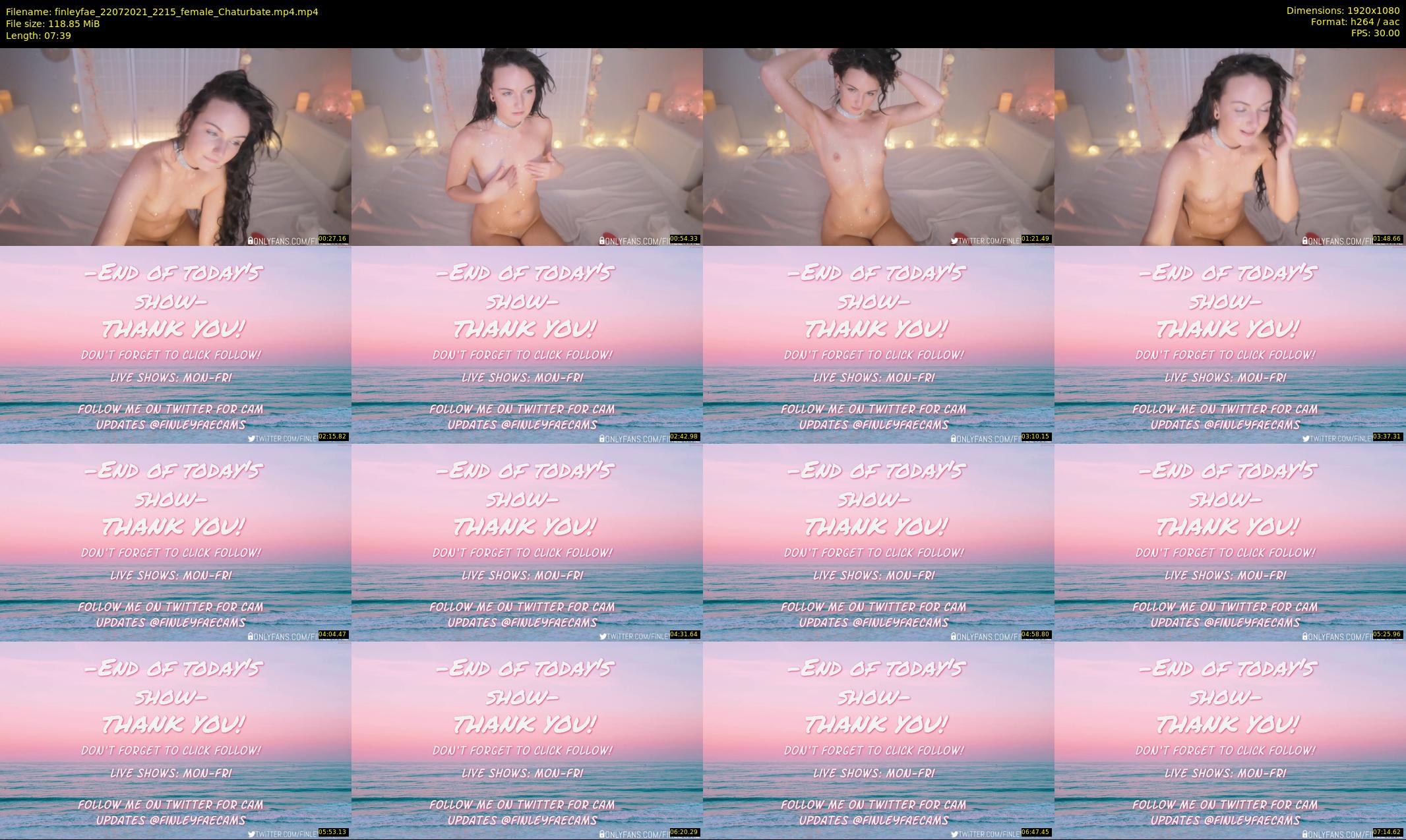 finleyfae — 8 minute Chaturbate female cam show recording, 1080p, Jul 22, 2021