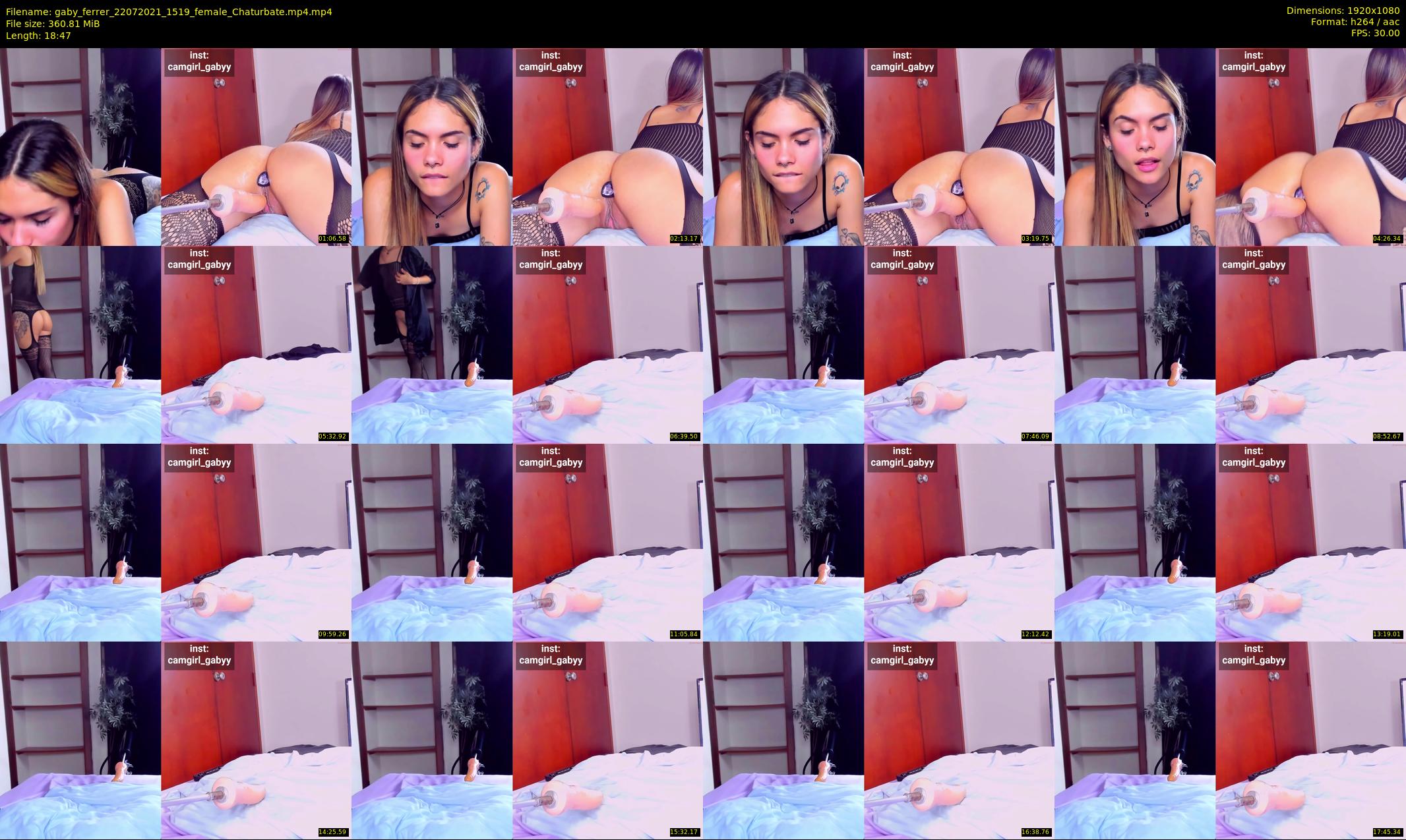 gaby_ferrer — 19 minute Chaturbate female cam show recording, 1080p, Jul 22, 2021