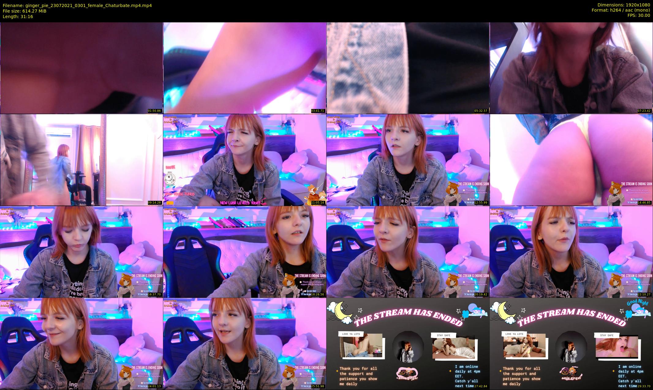 ginger_pie — 32 minute Chaturbate female cam show recording, 1080p, Jul 23, 2021