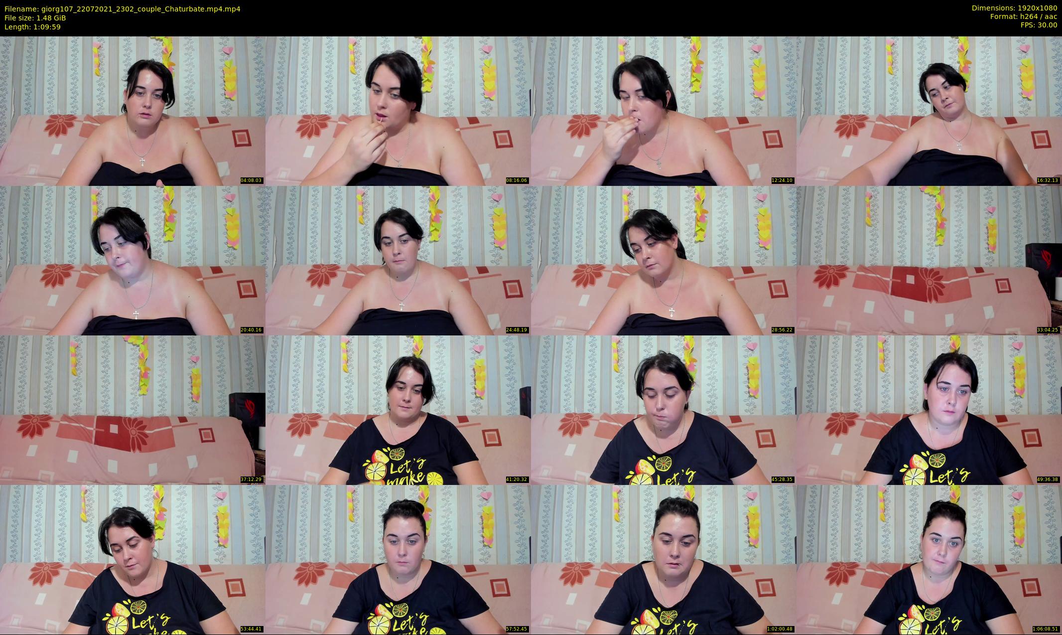 giorg107 — 70 minute Chaturbate couple cam show recording, 1080p, Jul 22, 2021
