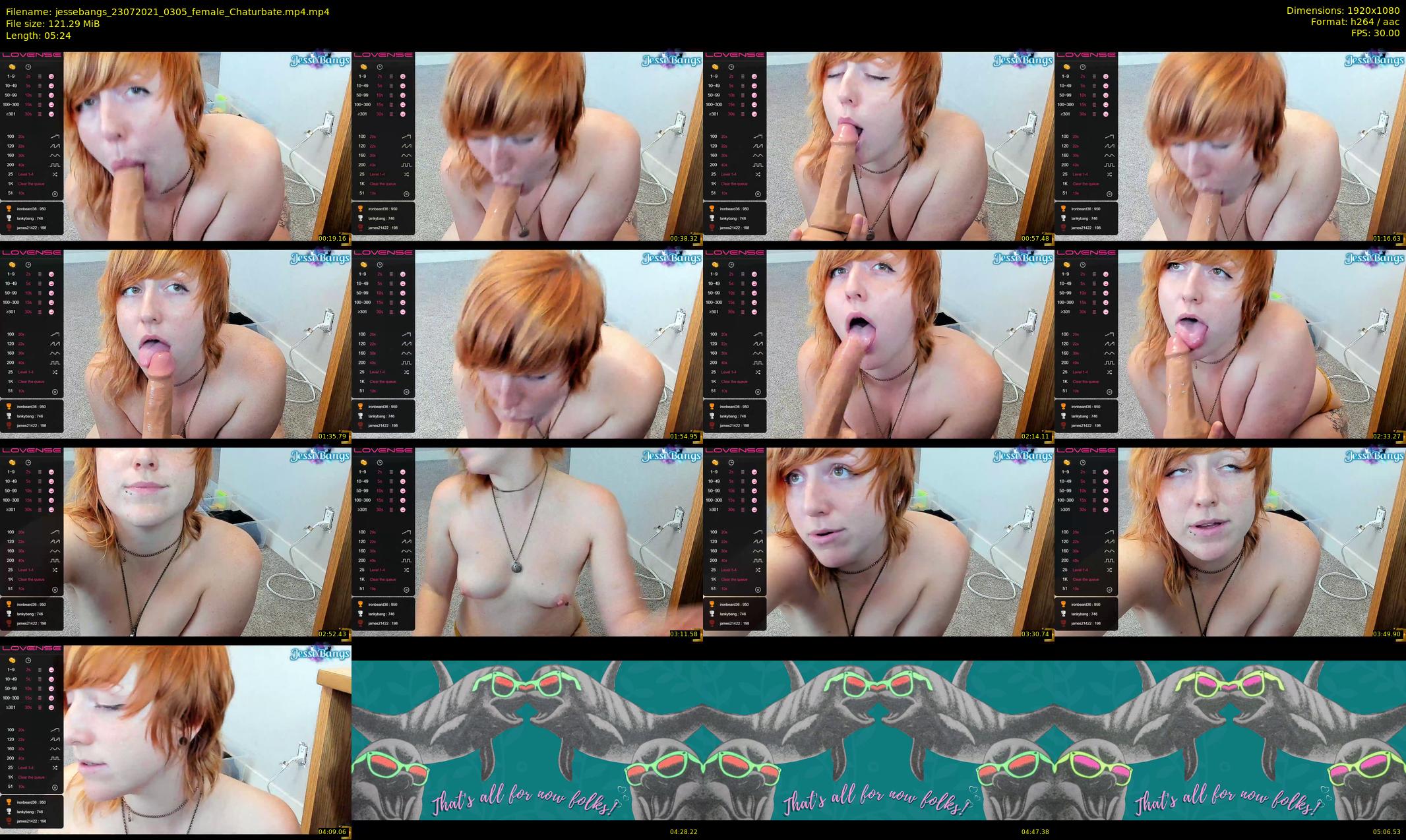 jessebangs — 6 minute Chaturbate female cam show recording, 1080p, Jul 23, 2021