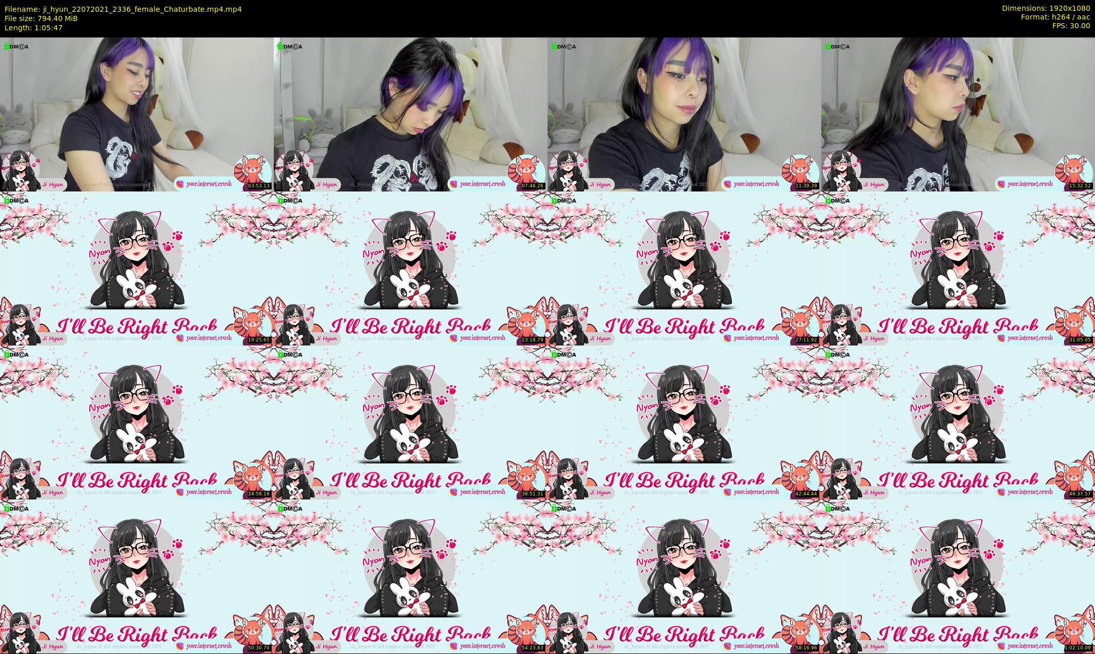 ji_hyun — 66 minute Chaturbate female cam show recording, 1080p, Jul 22, 2021