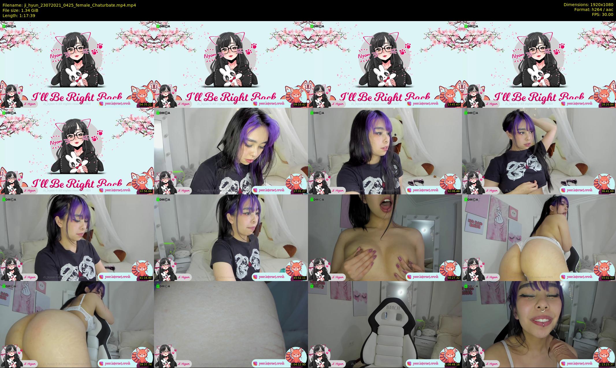 ji_hyun — 78 minute Chaturbate female cam show recording, 1080p, Jul 23, 2021