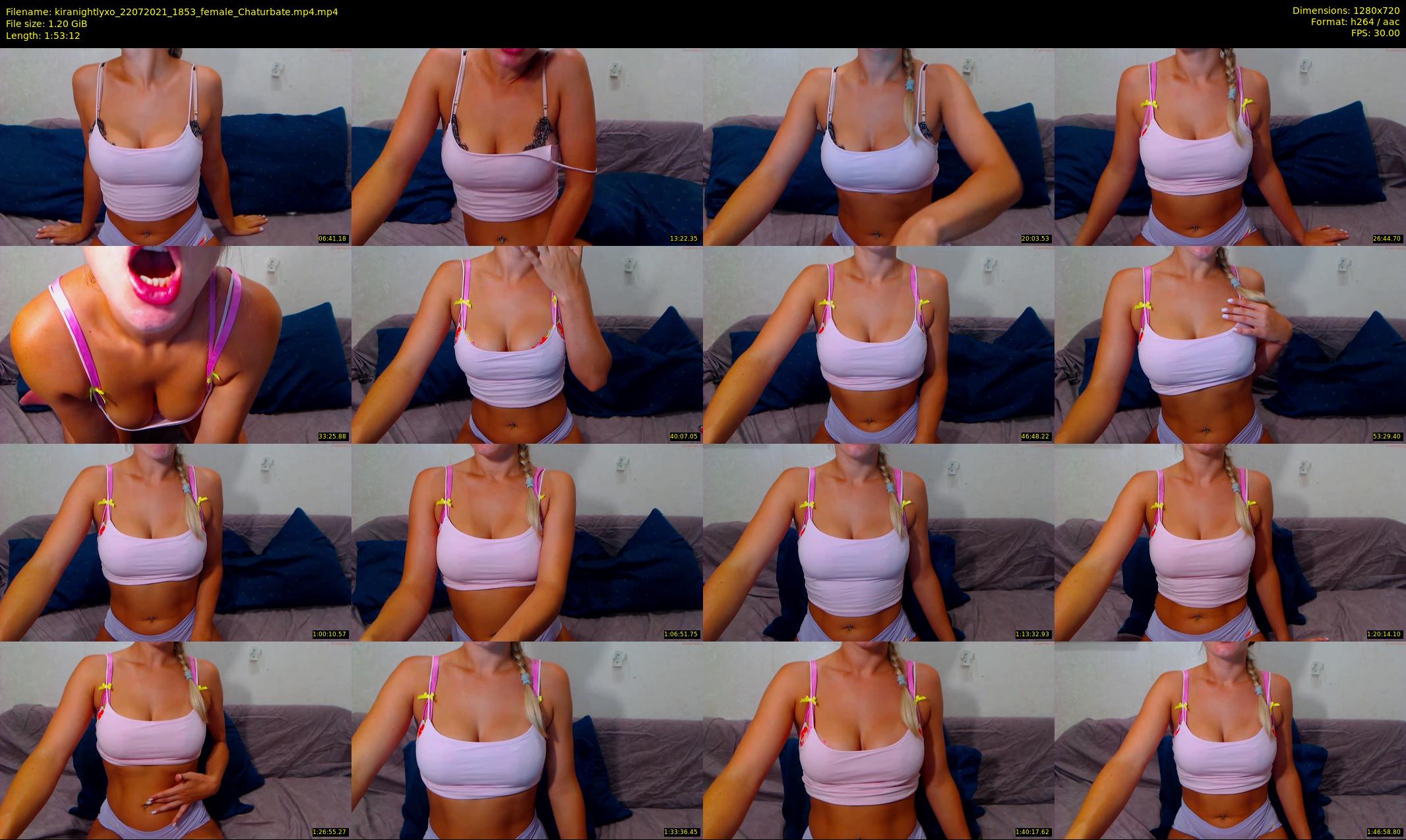 kiranightlyxo — 114 minute Chaturbate female cam show recording, 720p, Jul 22, 2021