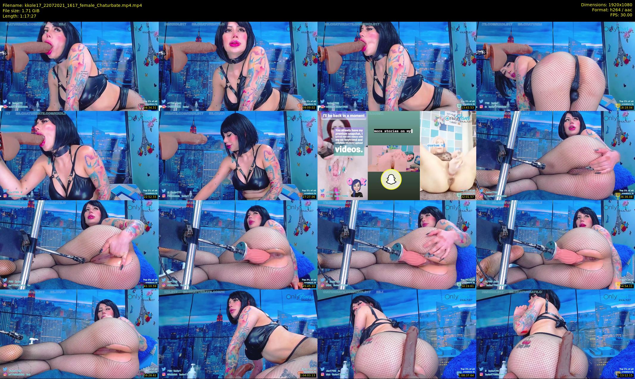 kkole17 — 78 minute Chaturbate female cam show recording, 1080p, Jul 22, 2021