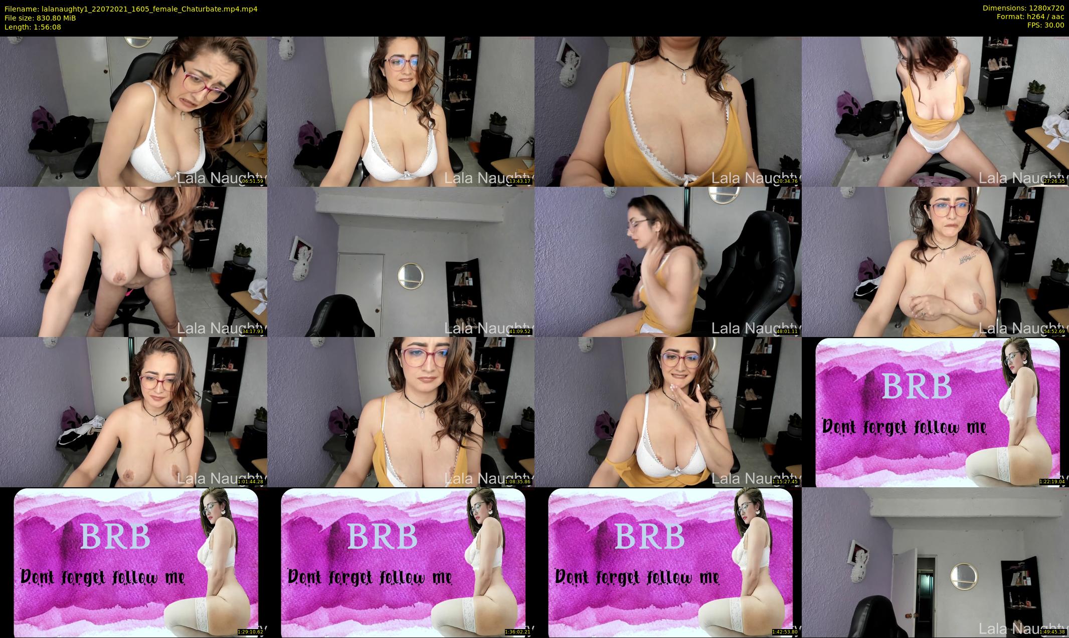 lalanaughty1 — 117 minute Chaturbate female cam show recording, 720p, Jul 22, 2021