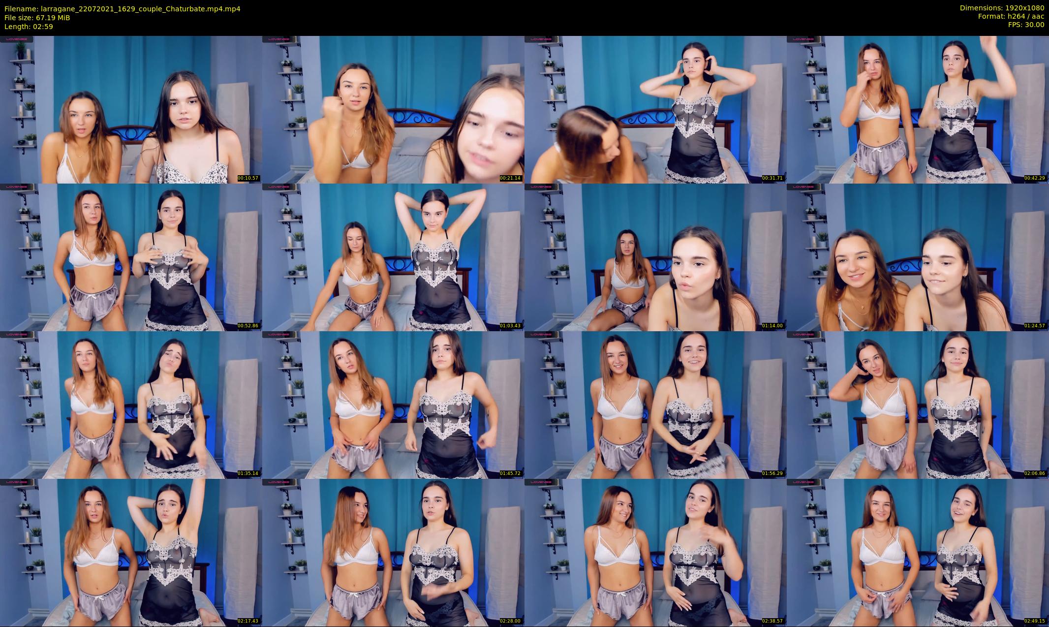 larragane — 3 minute Chaturbate couple cam show recording, 1080p, Jul 22, 2021