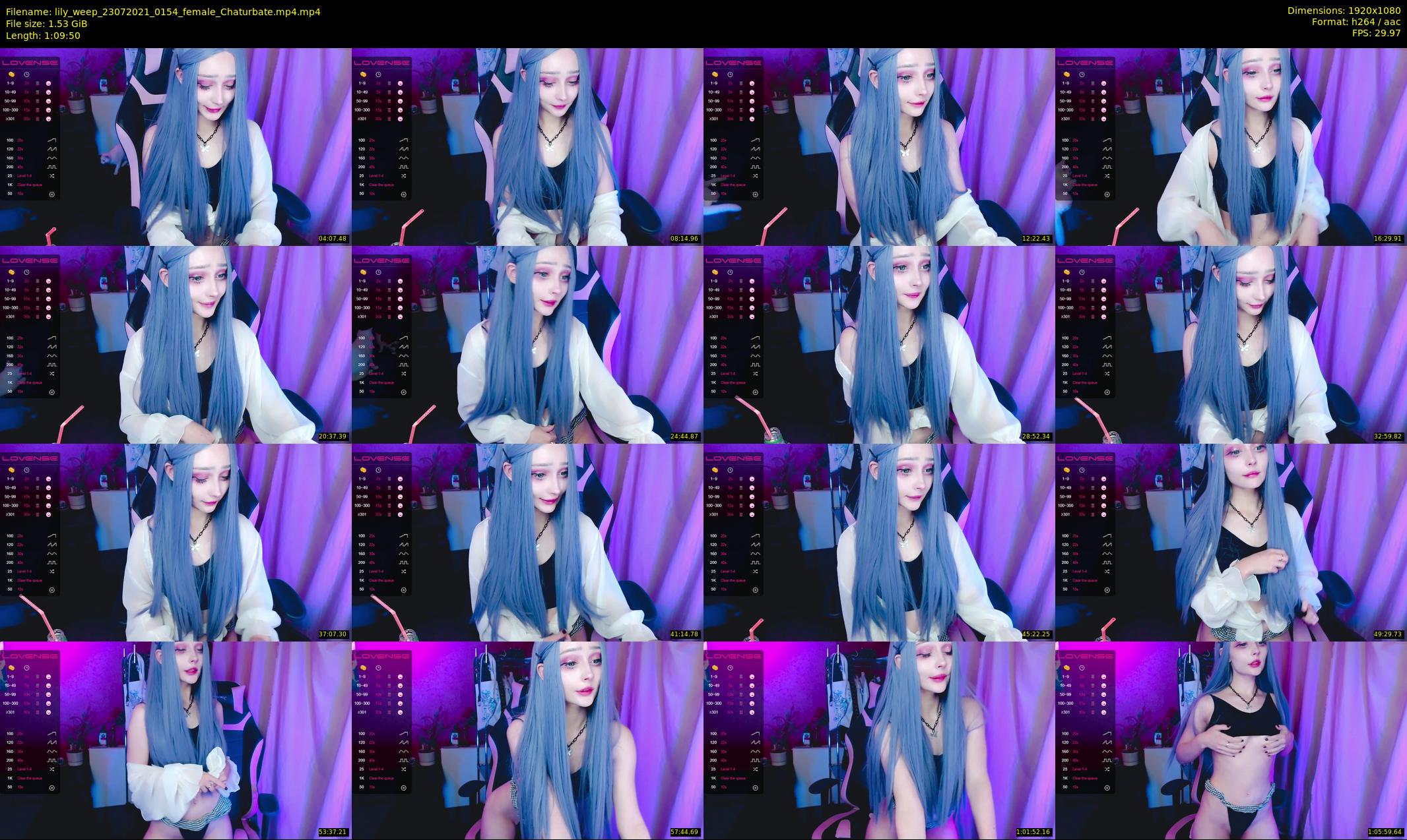 lily_weep — 70 minute Chaturbate female cam show recording, 1080p, Jul 23, 2021