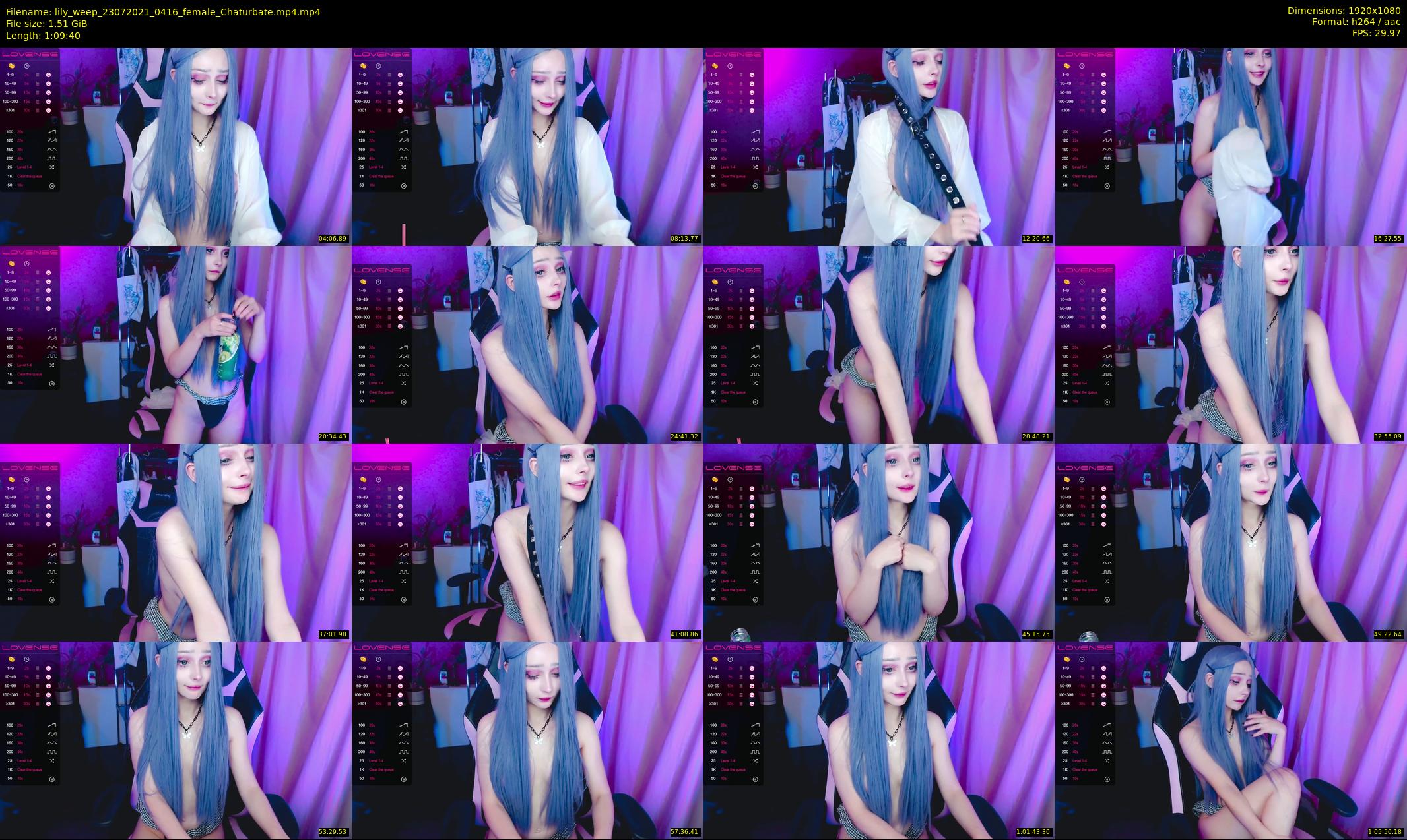 lily_weep — 70 minute Chaturbate female cam show recording, 1080p, Jul 23, 2021