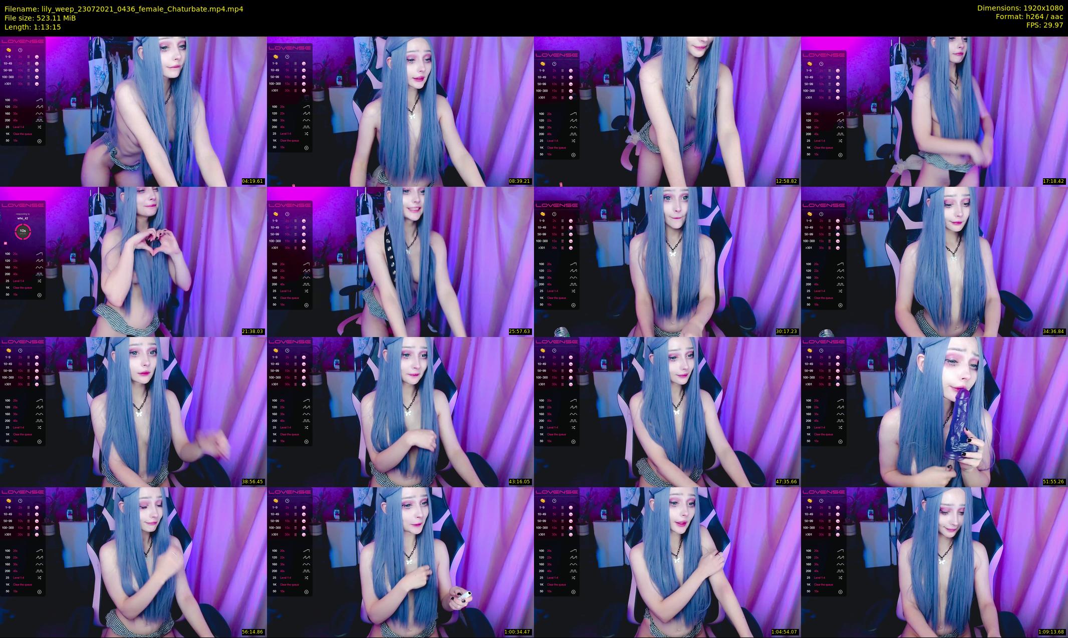 lily_weep — 74 minute Chaturbate female cam show recording, 1080p, Jul 23, 2021