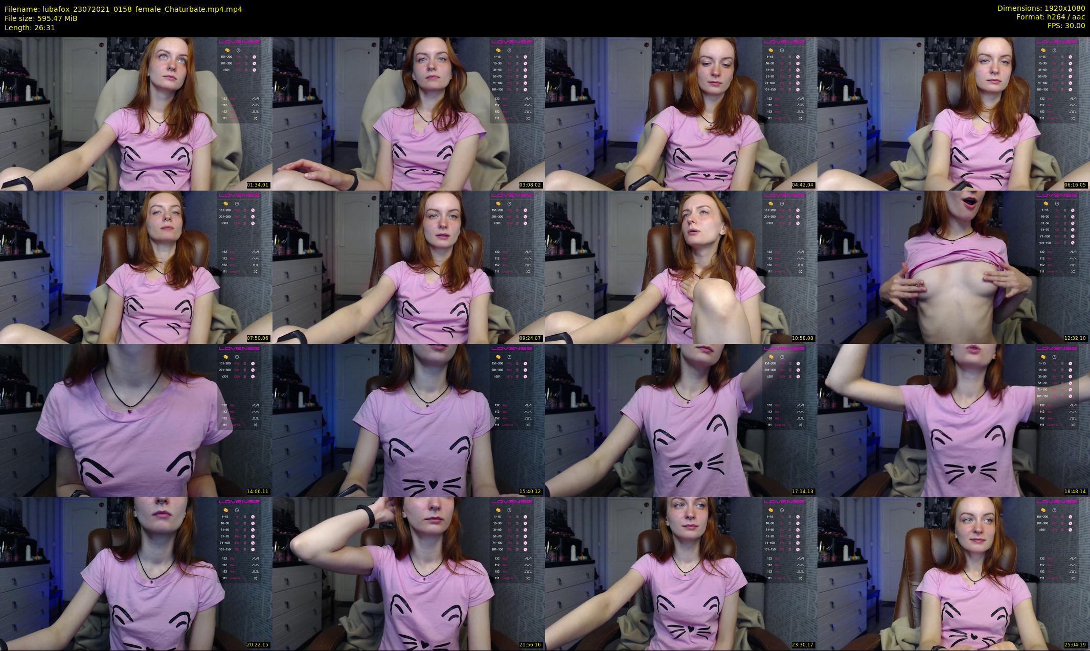 lubafox — 27 minute Chaturbate female cam show recording, 1080p, Jul 23, 2021
