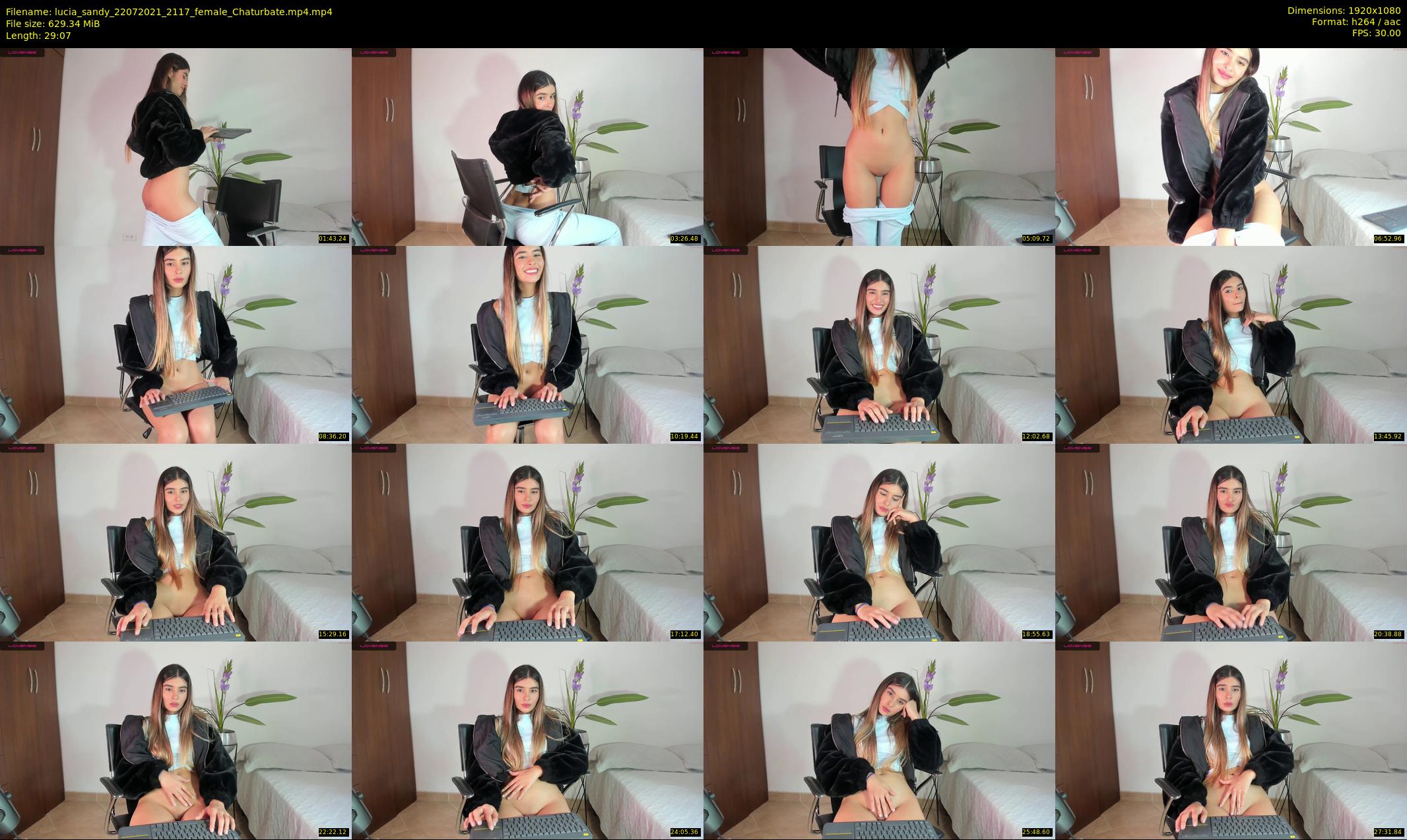 lucia_sandy — 30 minute Chaturbate female cam show recording, 1080p, Jul 22, 2021