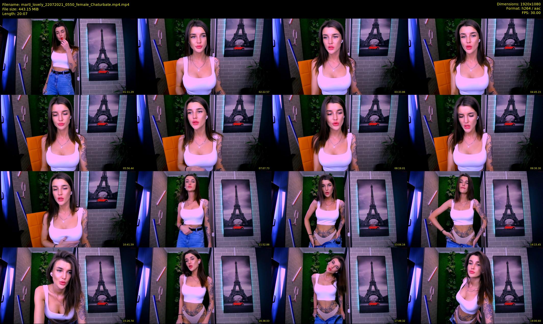 marti_lovely — 21 minute Chaturbate female cam show recording, 1080p, Jul 22, 2021