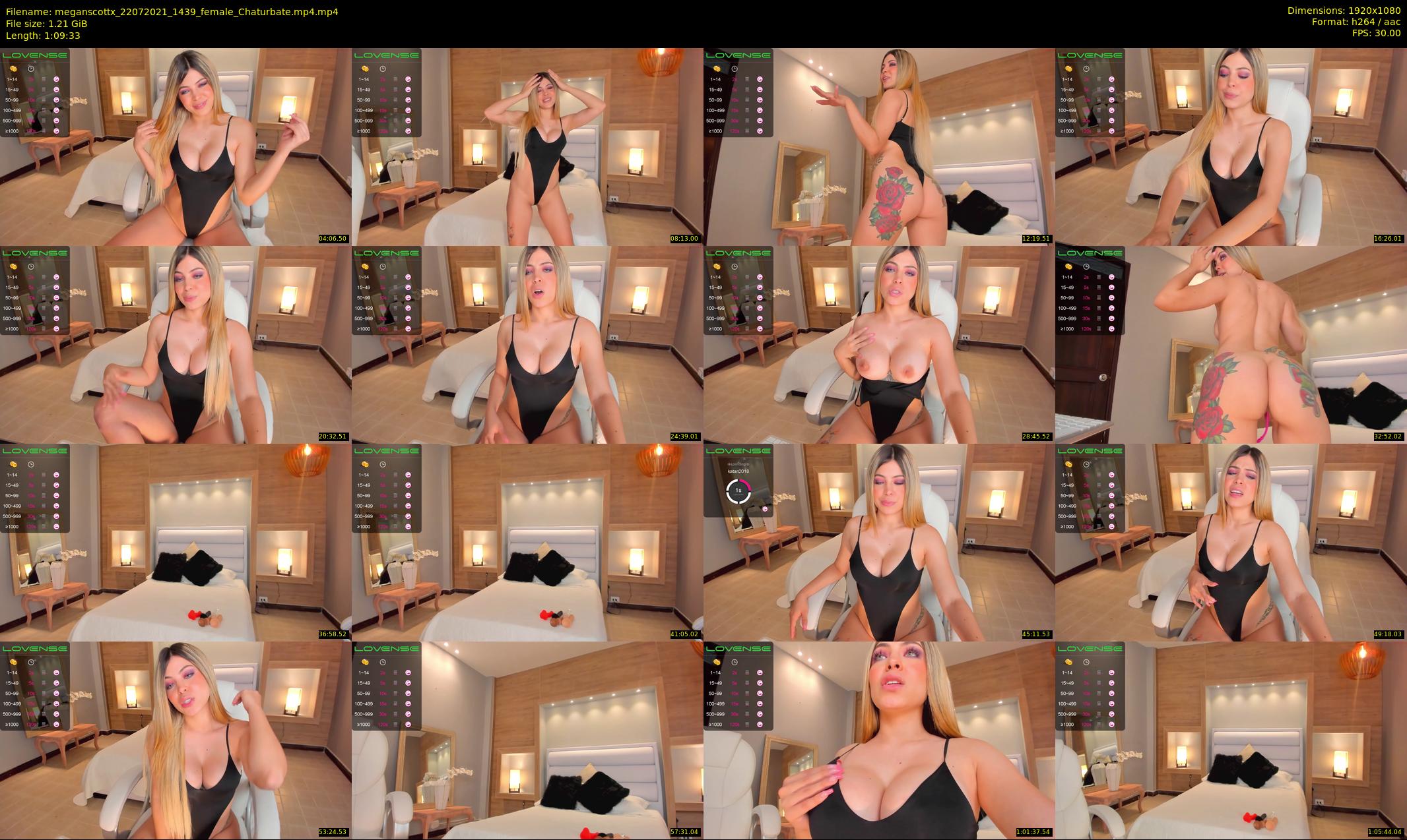 meganscottx — 70 minute Chaturbate female cam show recording, 1080p, Jul 22, 2021