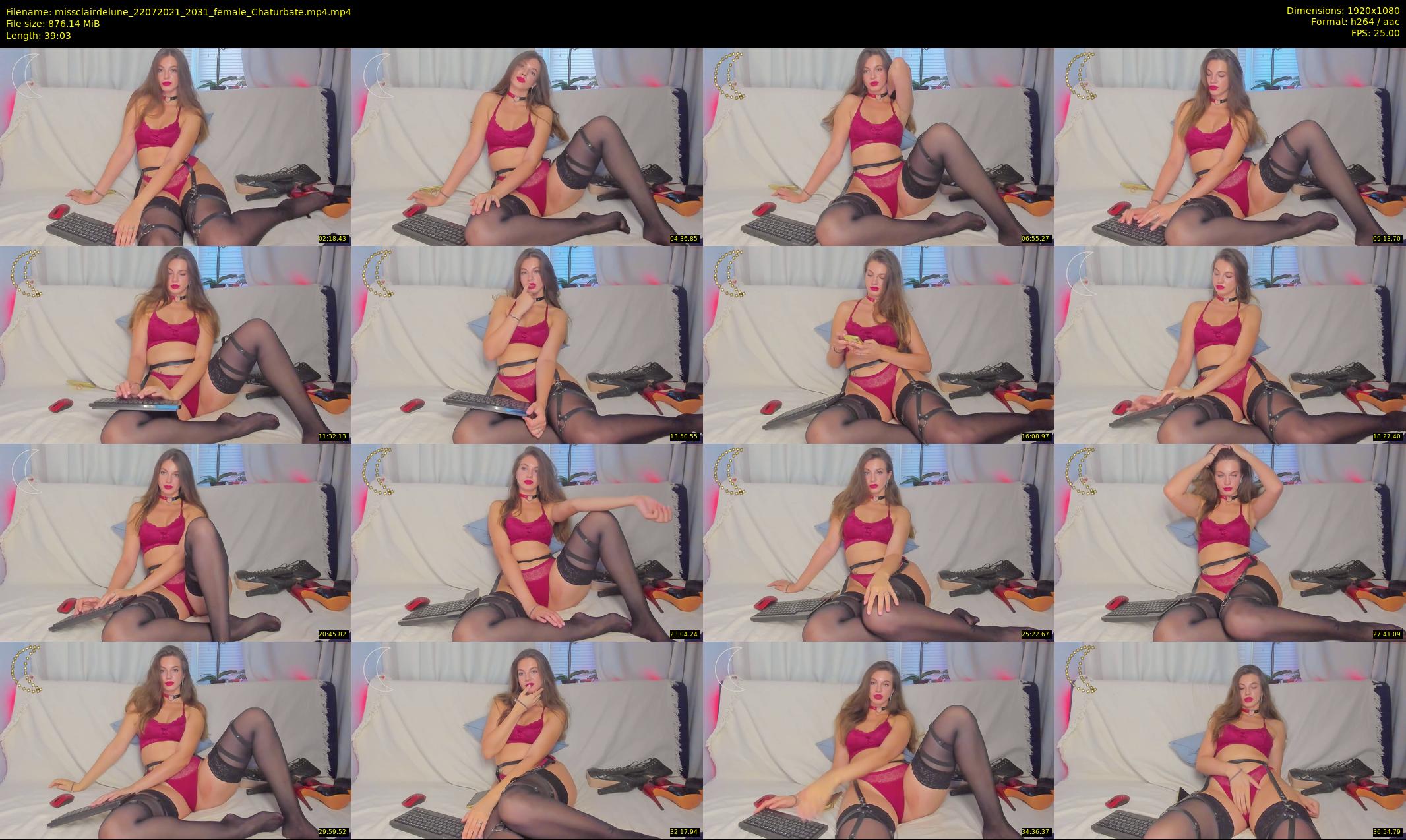 missclairdelune — 40 minute Chaturbate female cam show recording, 1080p, Jul 22, 2021
