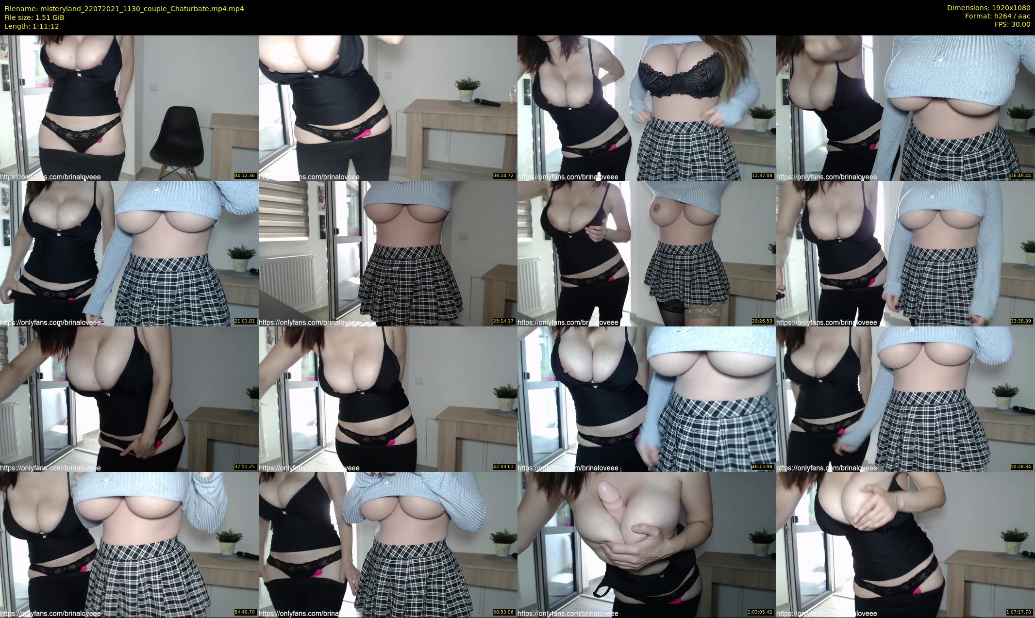 misteryland — 72 minute Chaturbate couple cam show recording, 1080p, Jul 22, 2021